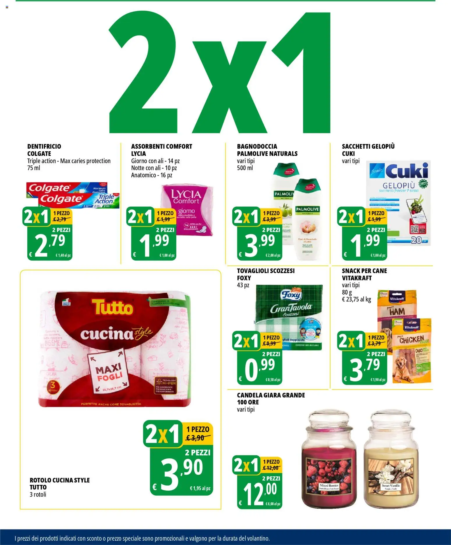 Volantino Tigros del 28.10.2025 | Pagina: 6 | Prodotti: Dentifricio, Freezer, Candela