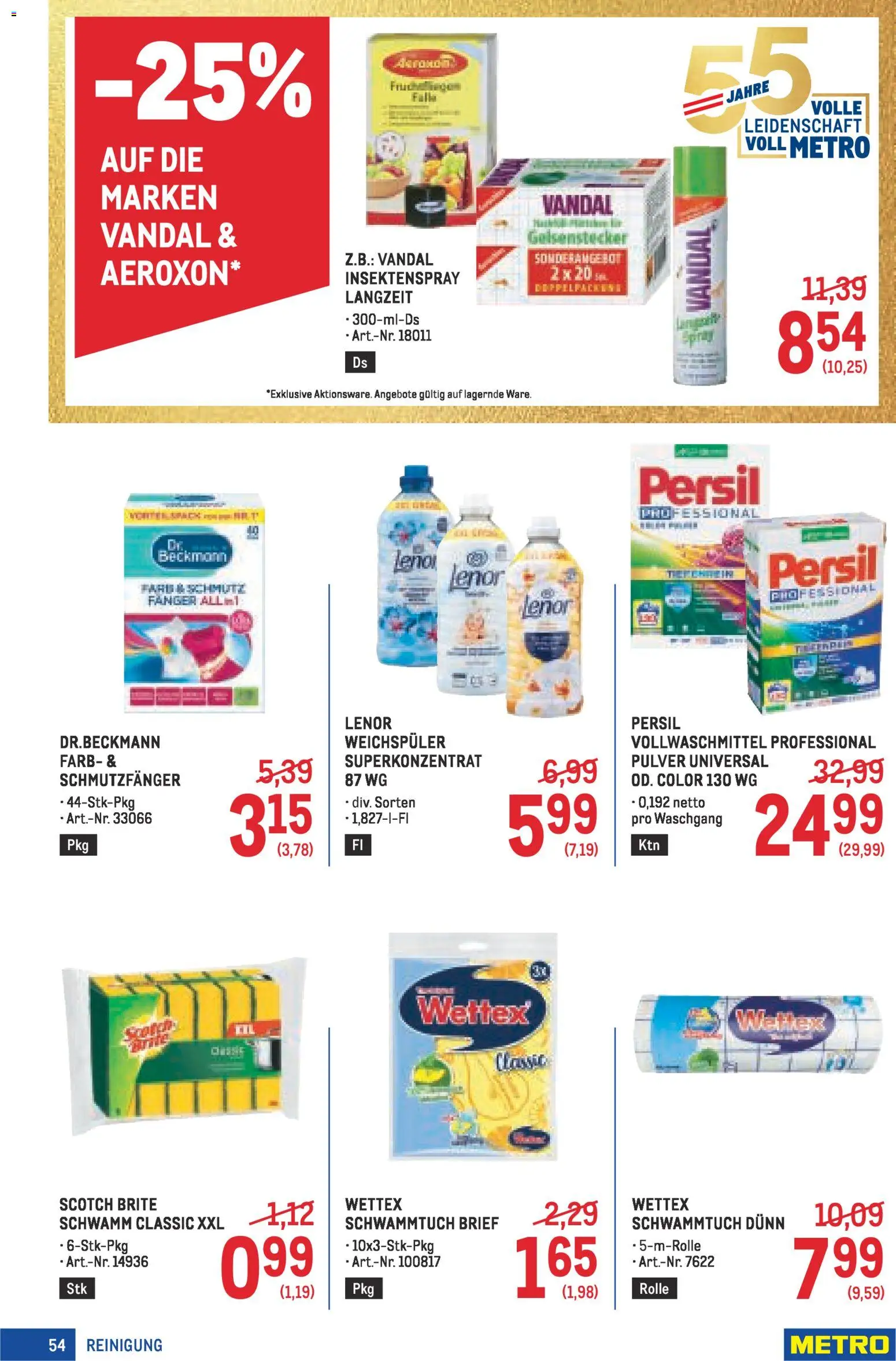 Metro angebote Profi gültig ab 30.04.2026 | Seite: 54 | Produkte: Weichspüler