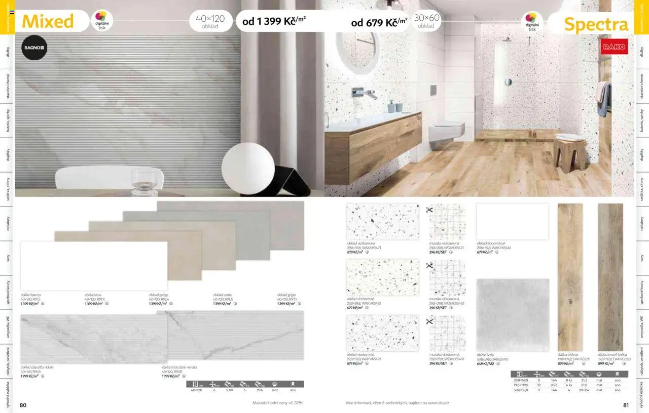 Siko koupelny katalog Koupelny 2025/2026 od 14.10.2025 | Strana: 41 | Produkty: Dlažba, Wc