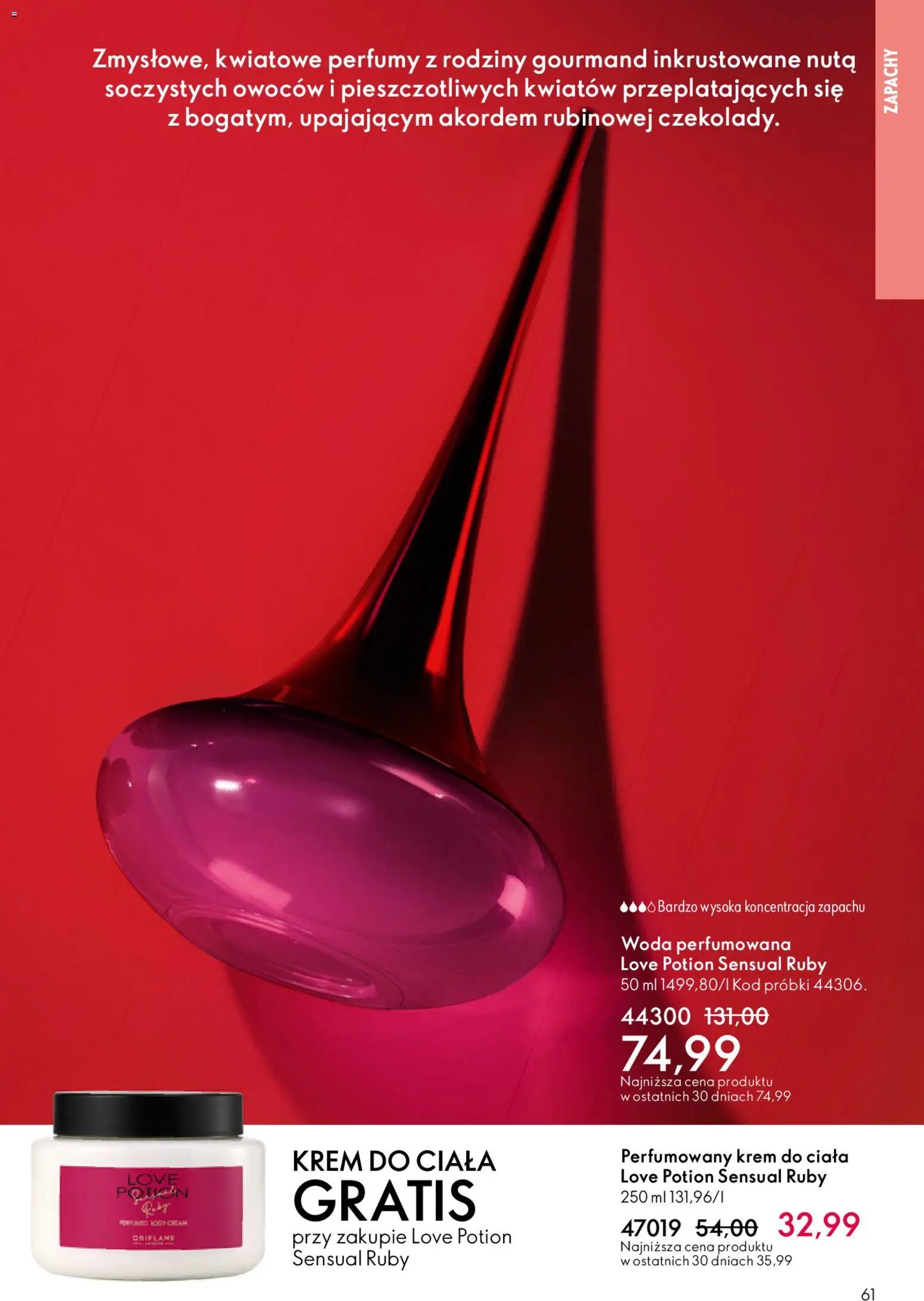 Oriflame Katalog 6 2026 od 15.04.2026 | Strona: 61 | Produkty: Perfumy, Krem do ciała, Krem, Woda