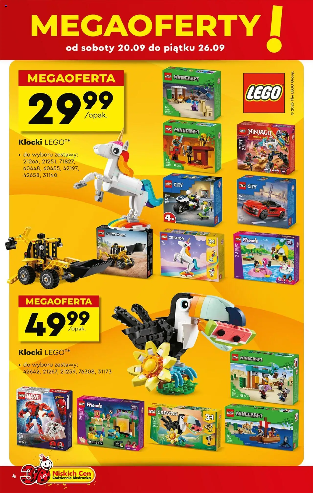 Biedronka gazetka - Hity i inspiracje od 20.09.2025 | Strona: 8 | Produkty: PC, Lego