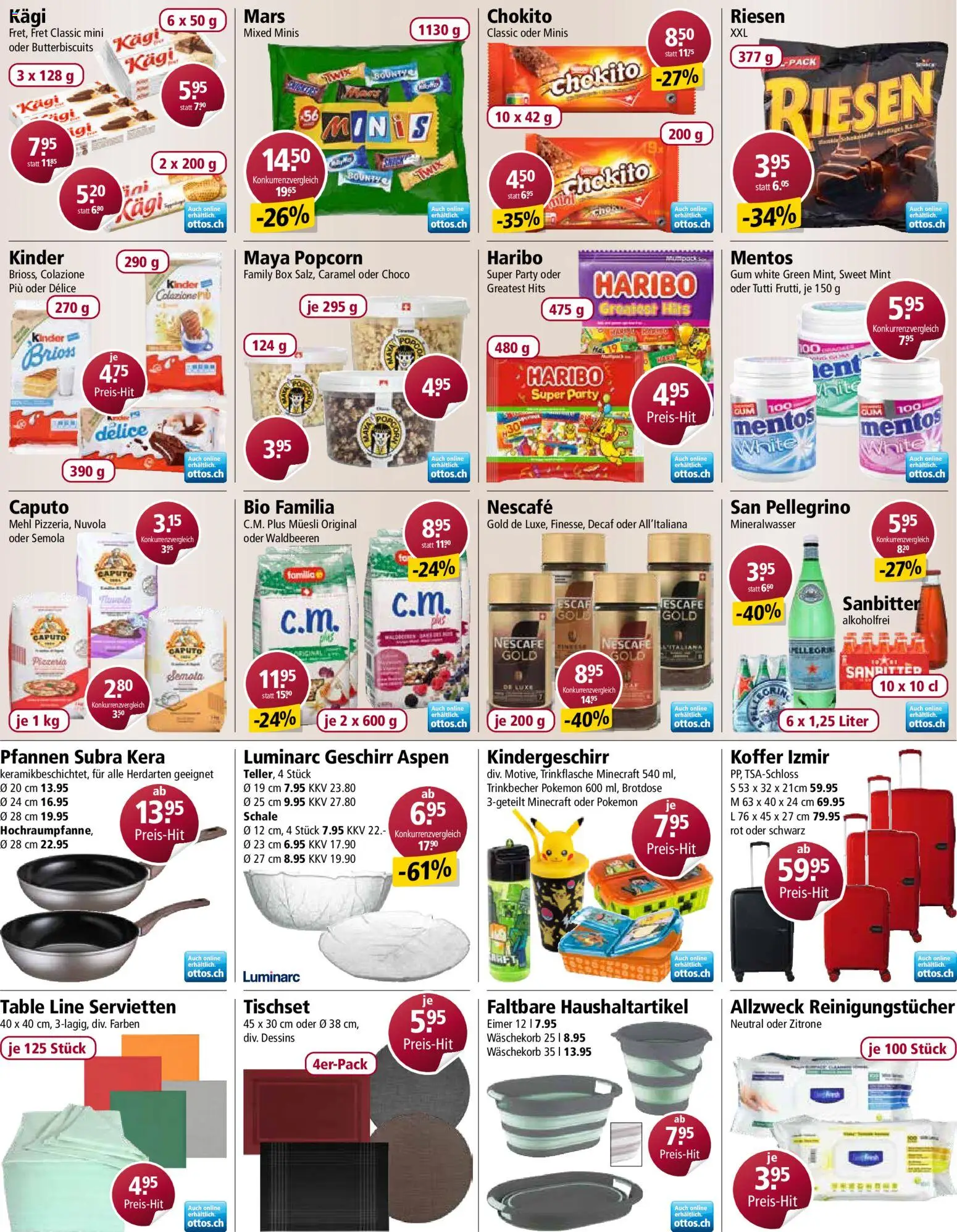 Otto's Aktionen – gültig ab 12.11.2025 | Seite: 2 | Produkte: Mehl, Reinigungstücher, Mars, Koffer