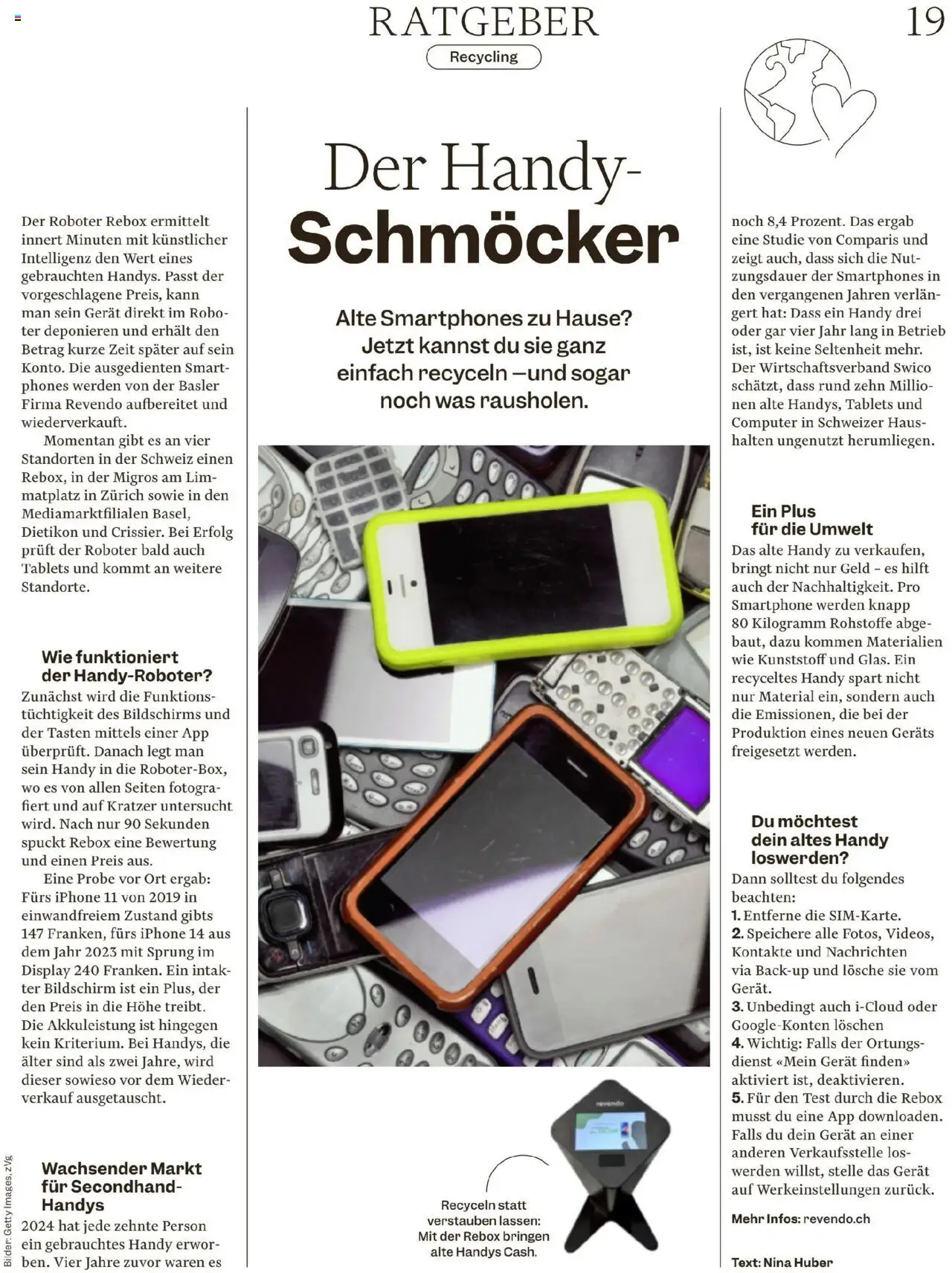 Migros Magazin ab 16.06.2025 | Seite: 19 | Produkte: Roboter, Bildschirm, Smartphone, Iphone