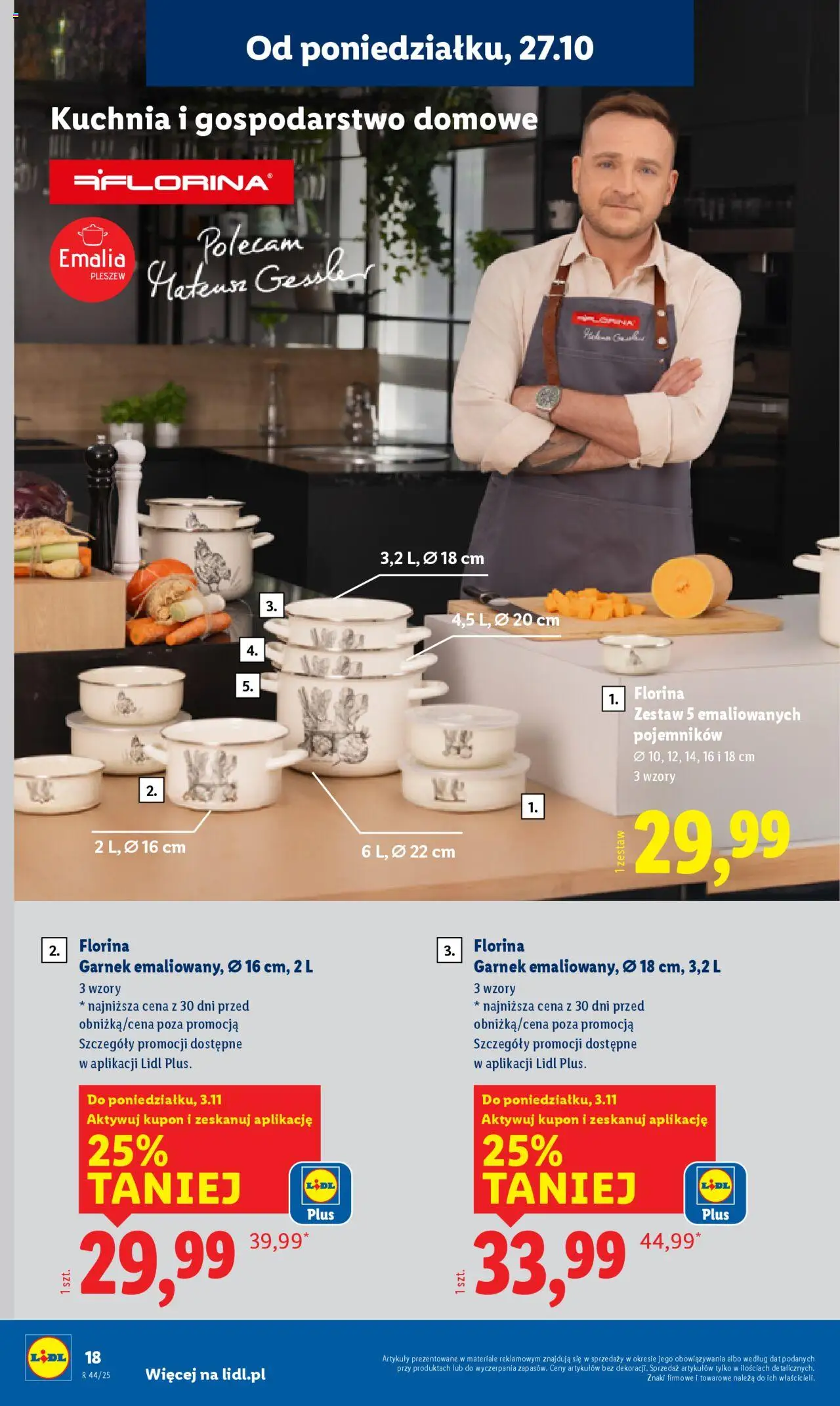 Lidl Katalog od 27.10.2025 | Strona: 22 | Produkty: Garnek