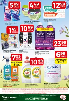 Top Market Gazetka od 11.09.2025 | Strona: 12 | Produkty: Kostki do wc, Płyn do mycia szyb, Płyn do płukania tkanin, Antyperspirant