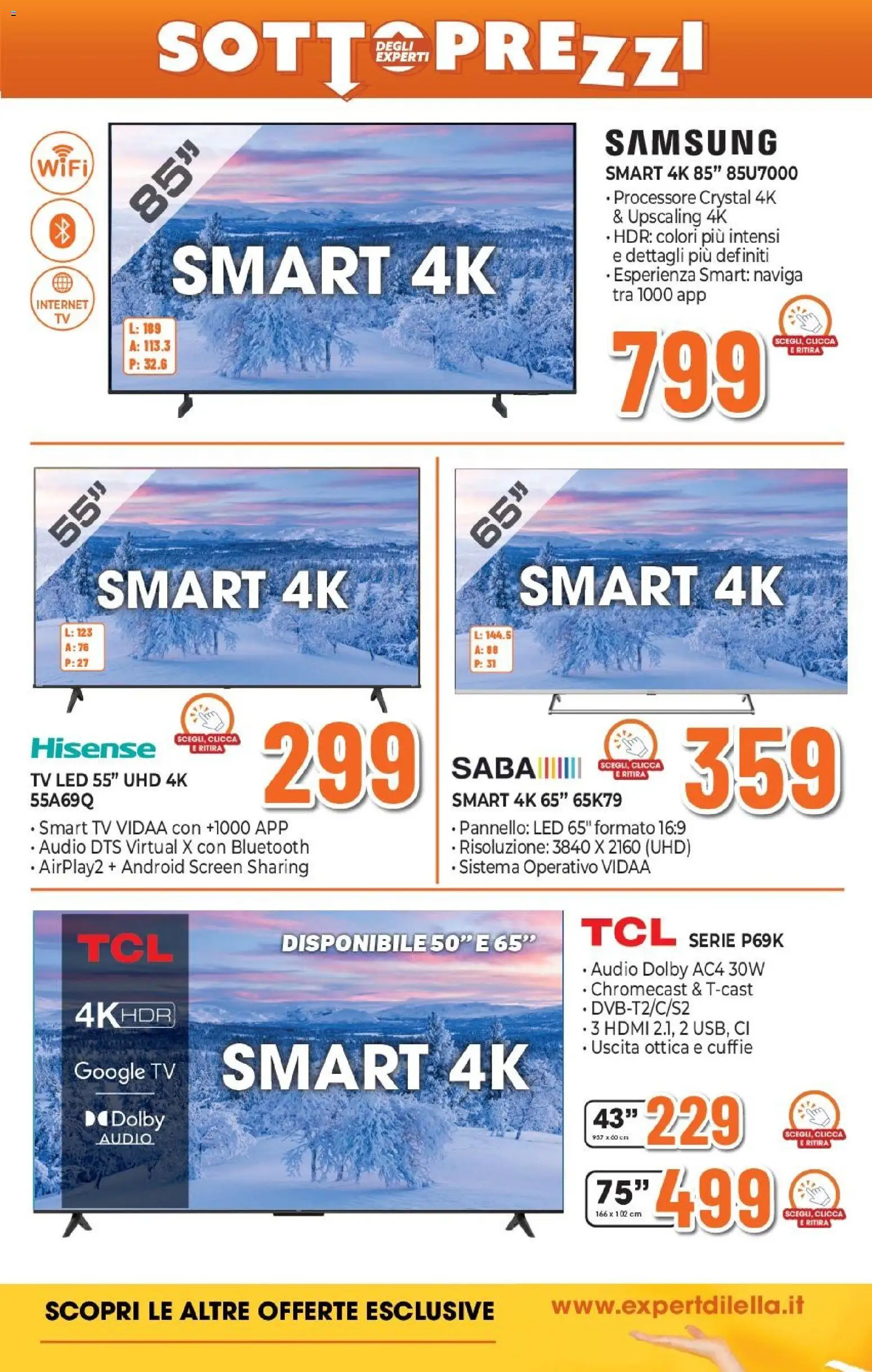 Volantino Expert del 26.02.2026 | Pagina: 9 | Prodotti: smart TV, TV, Audio, Samsung