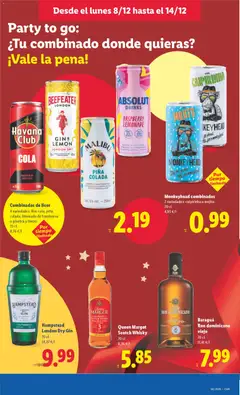 Vista previa Malibu Piña Colada, Coconut and pineapple flavour still mixed drink with Caribbean Rum válido desde el 08.12.2025 | Página: 29 | Productos: Licor, Ron, Piña, Ginebra