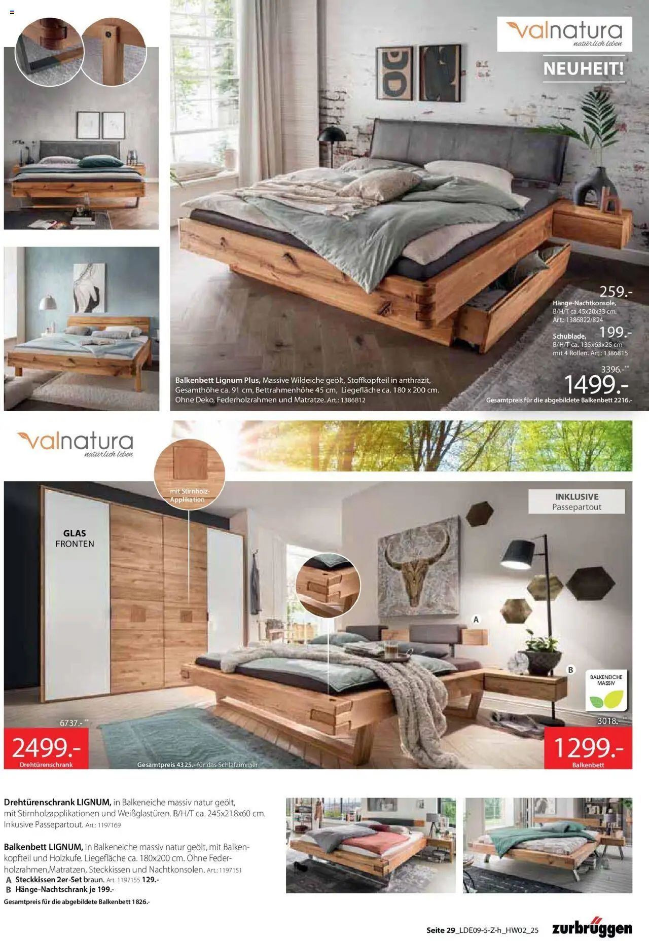 Zurbrüggen Wohnen – gültig ab 28.09.2025 | Seite: 41 | Produkte: Drehtürenschrank