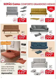 Pré-visualização Conforama folheto válido de 26.02.2026 | Página: 6 | Produtos: Sofás, Cama, Sofá