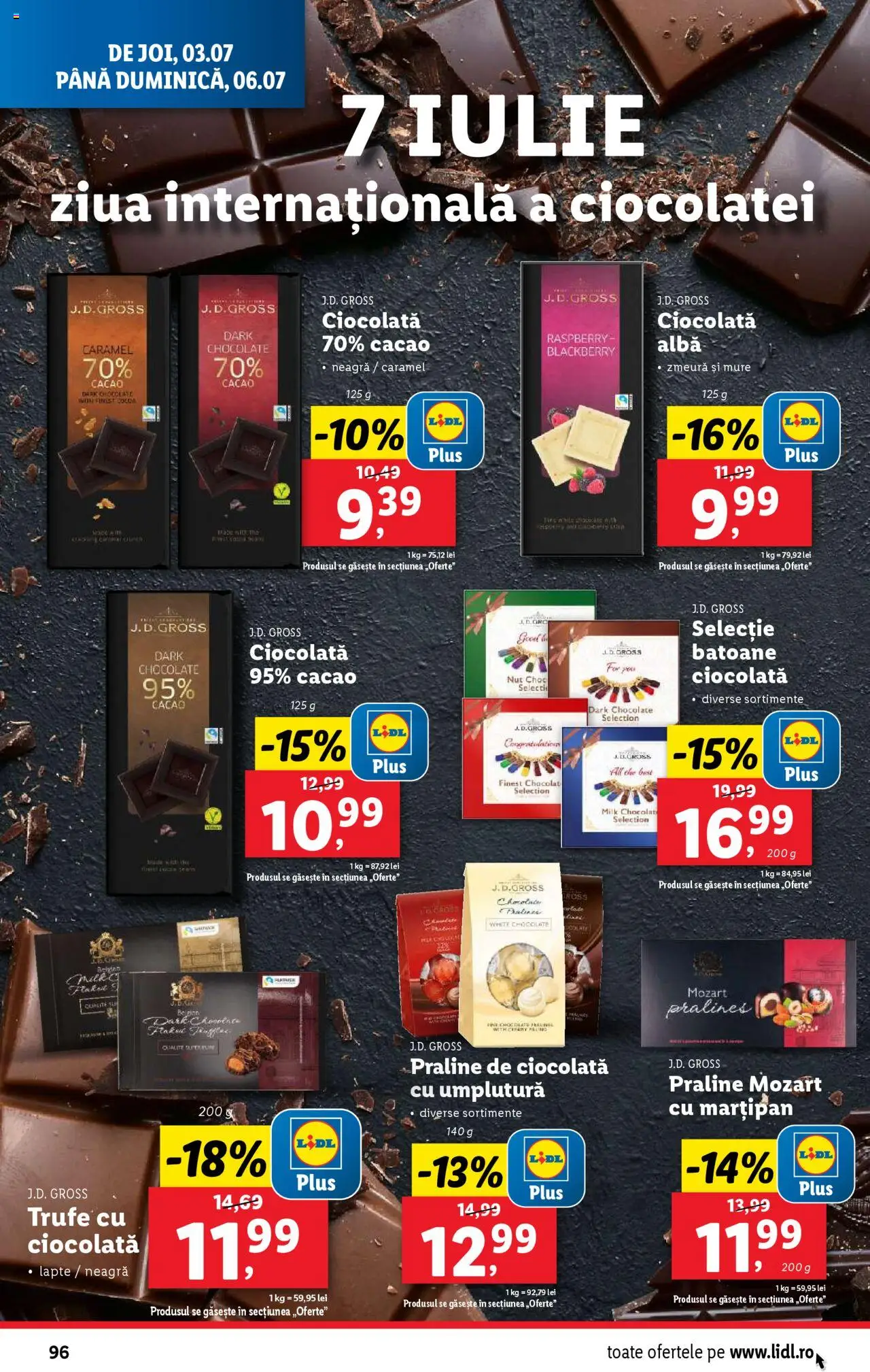 Catalog Lidl – valabil de la 30.06.2025 | Pagină: 96 | Produse: Zmeură, Lapte, Ciocolată, Cacao