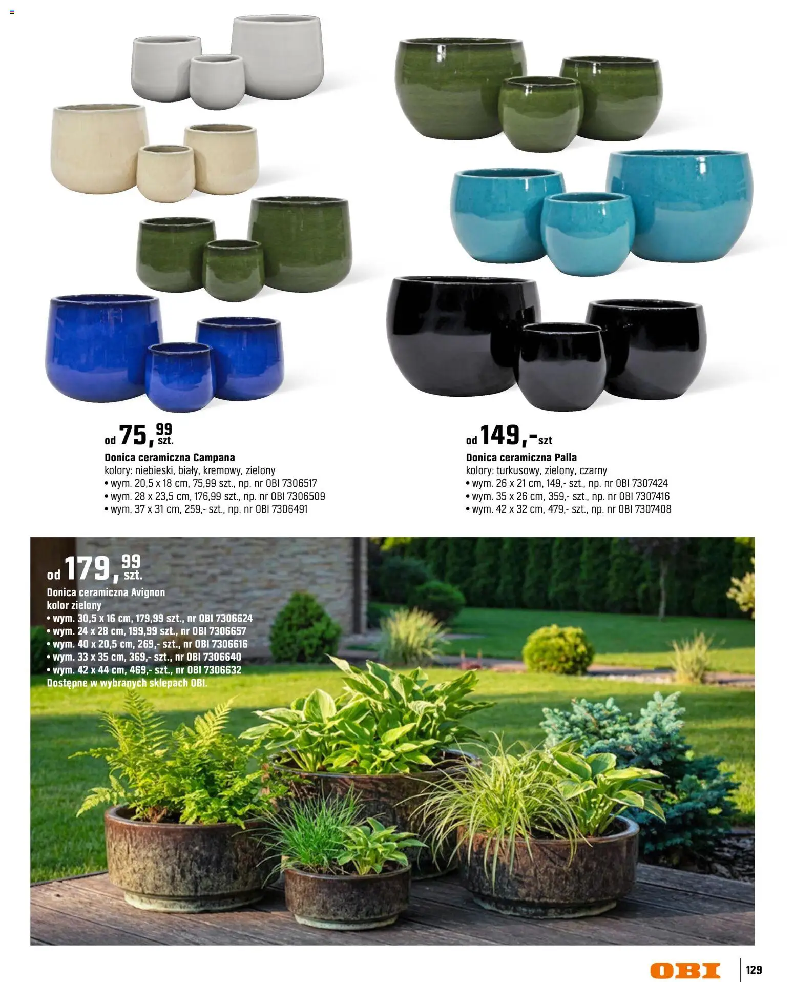 OBI gazetka - Ogród od 11.03.2026 | Strona: 129