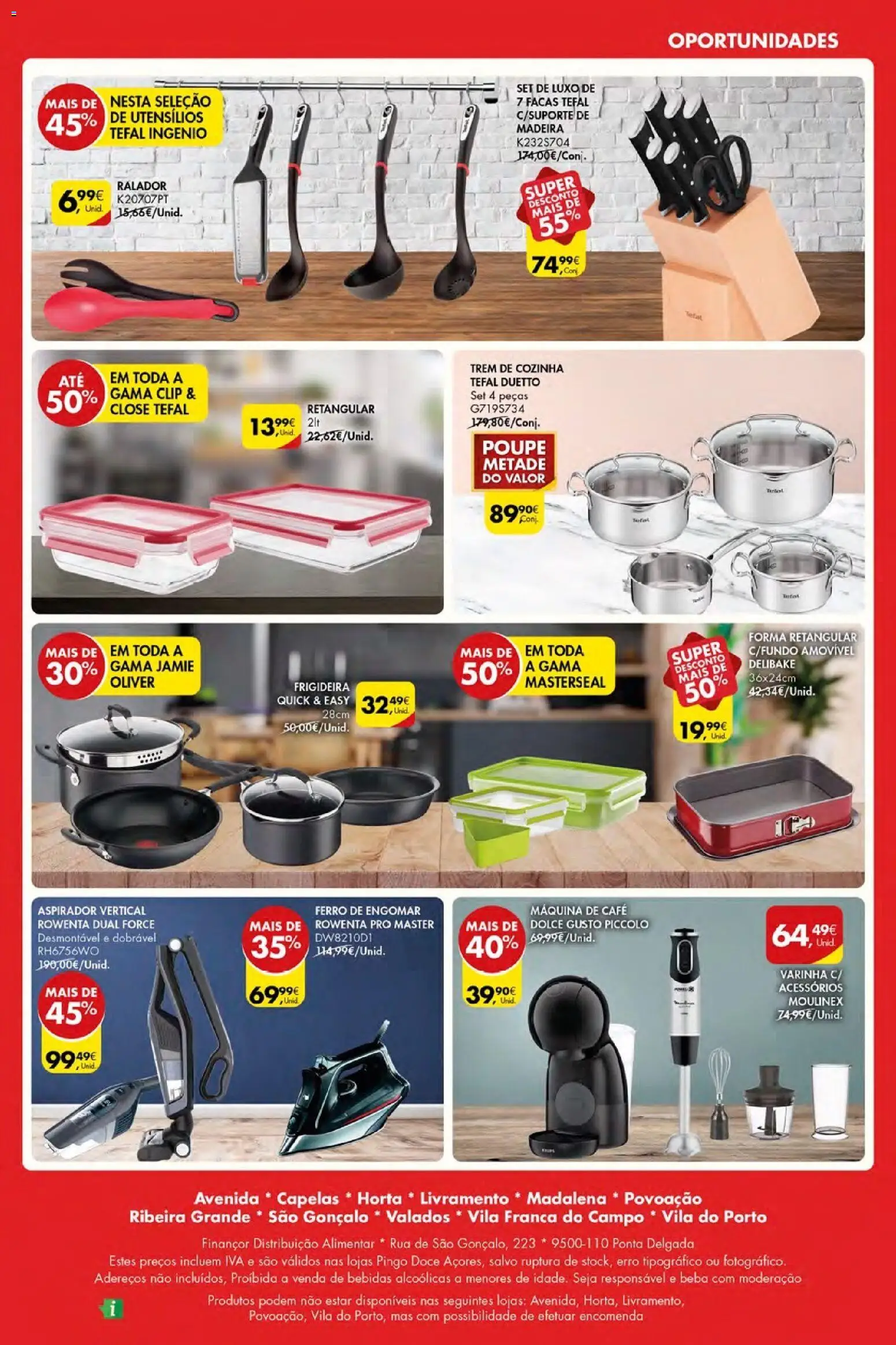 Pingo Doce Poupe Esta Semana Açores │ válido de 26.02.2026 | Página: 28 | Produtos: Máquina de café, Frigideira, Café, Dolce gusto