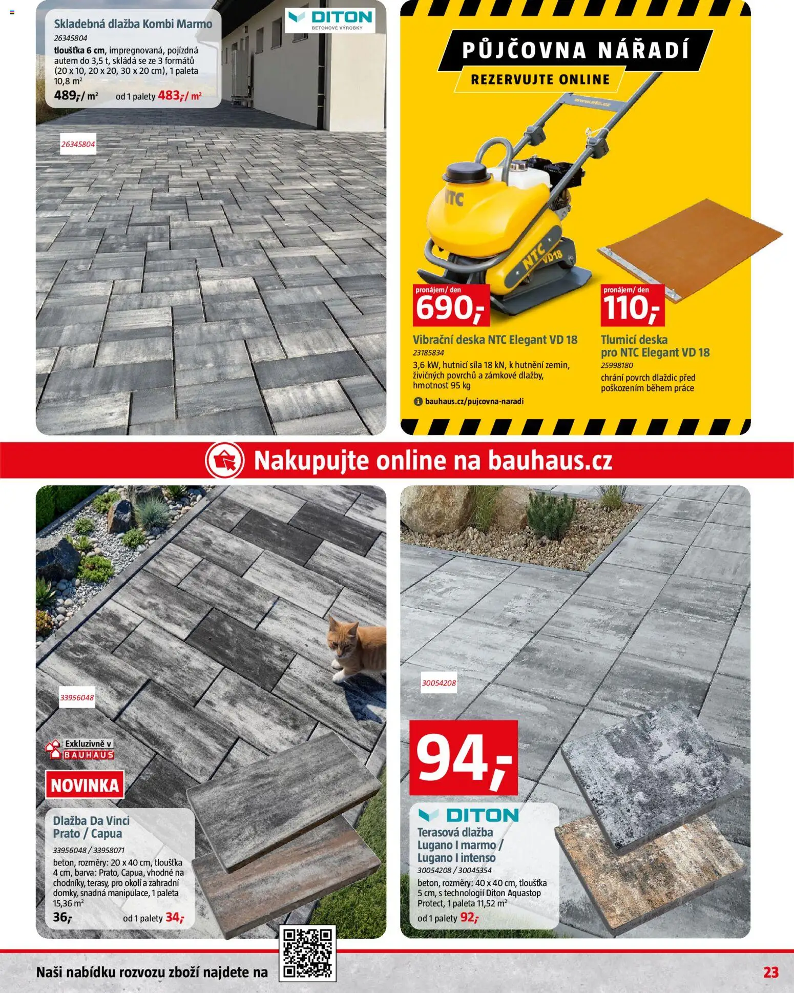 Bauhaus leták od 02.04.2026 | Strana: 23 | Produkty: Dlažba, Nářadí