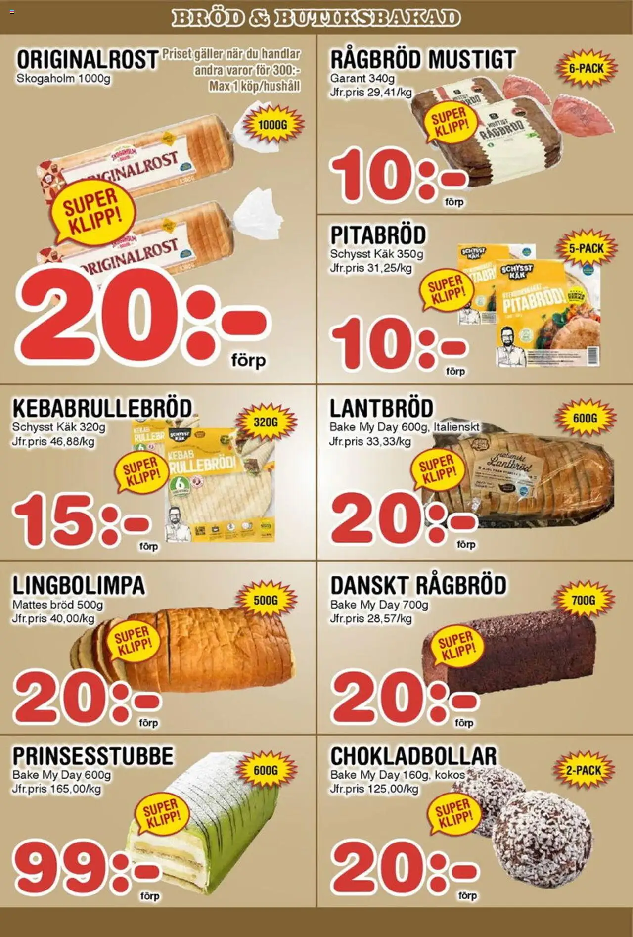 Nya Pulsen reklamblad aktuell från 08.09.2025 | Sida: 8 | Produkter: Galler, Pitabröd, Bröd, Lantbröd