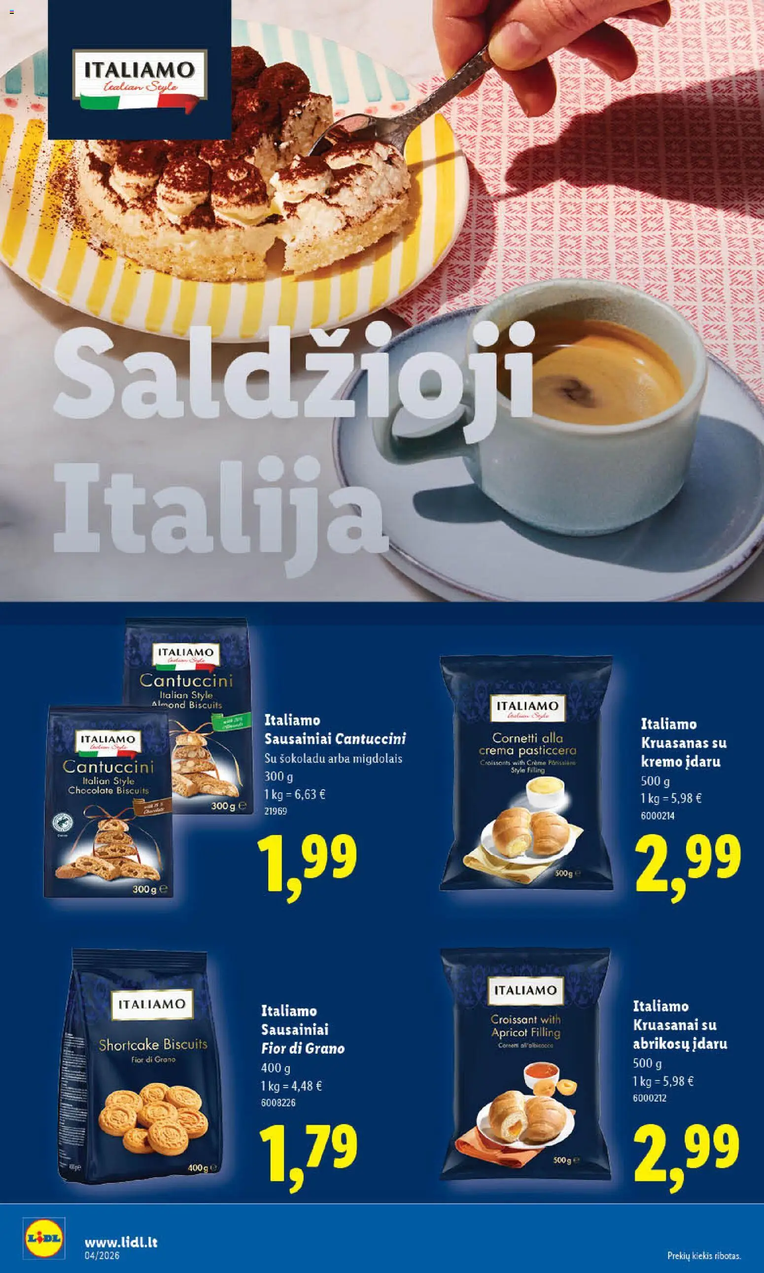 LIDL akcijos nuo 19.01.2026 | Puslapis: 22 | Prekių: Sausainiai