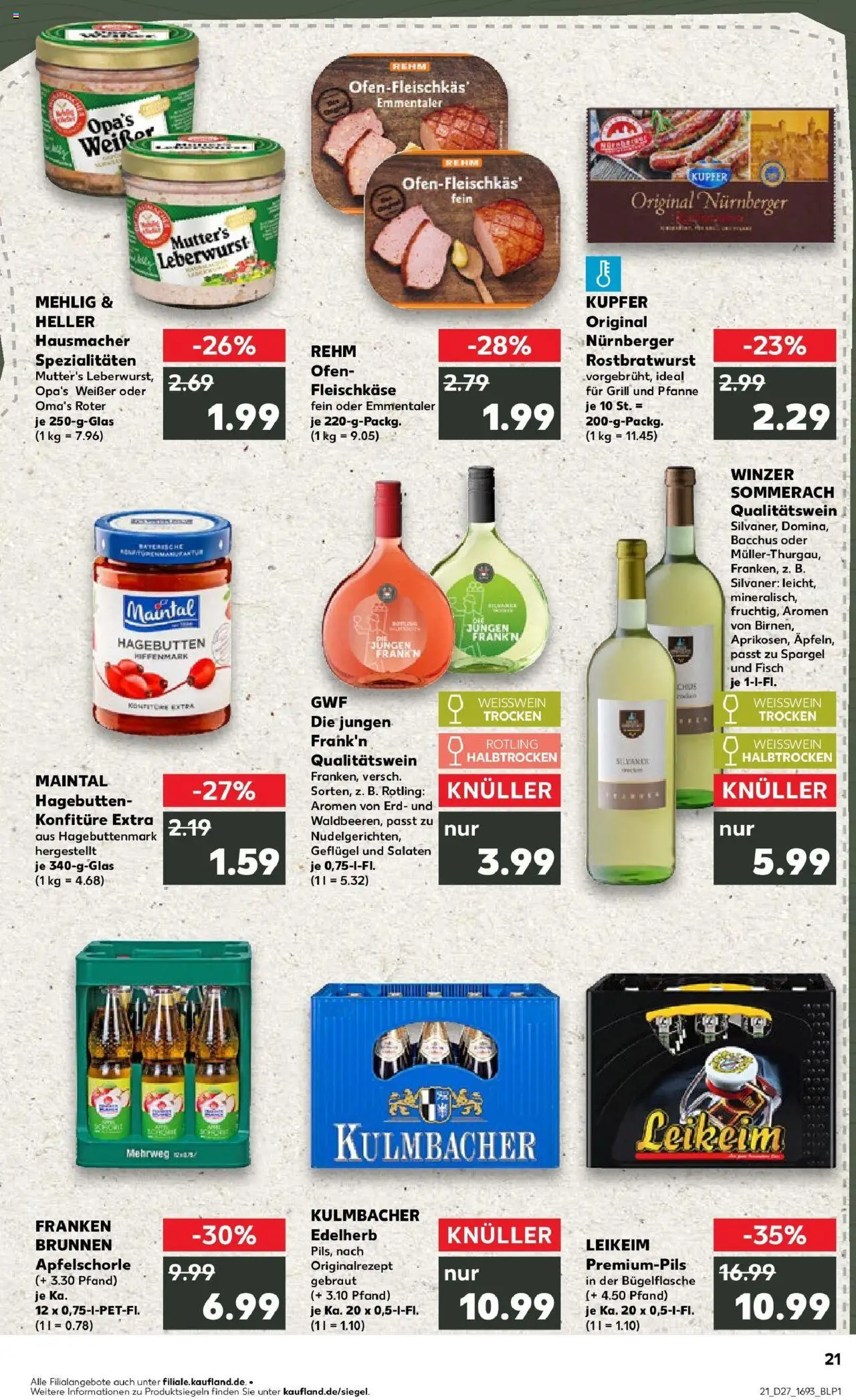 Kaufland prospekt Roth	 - gültig ab dem 03.07.2025 | Seite: 21 | Produkte: Ofen, Grill, Spargel, Fisch