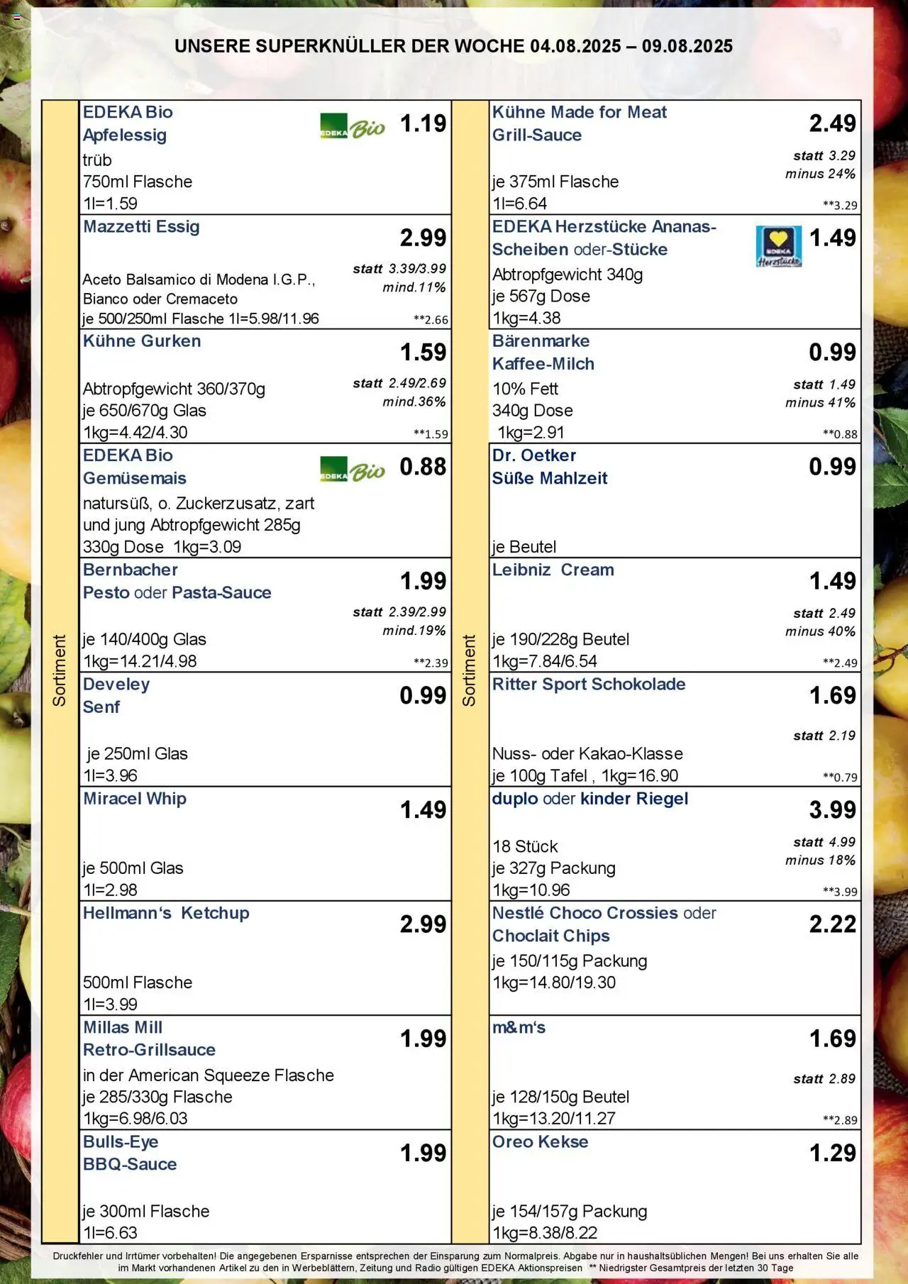 Simmel - Bayern - gültig ab dem 04.08.2025 | Seite: 2 | Produkte: Balsamico, Ritter sport, Ananas, Ketchup