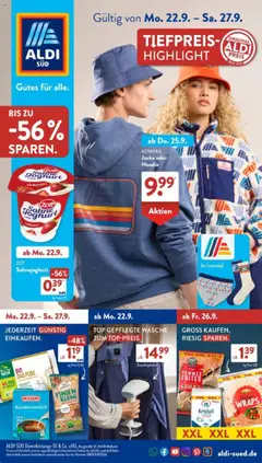 Aldi Süd Prospekt 	 ab 22.09.2025 gültig