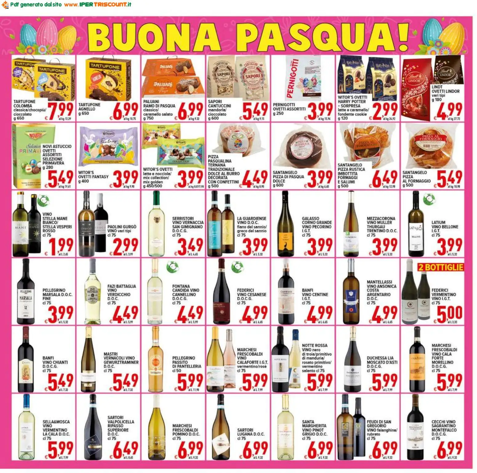 Volantino Ipertriscount del 27.03.2026 | Pagina: 3 | Prodotti: Pizza, Formaggio, Astuccio, Agnello