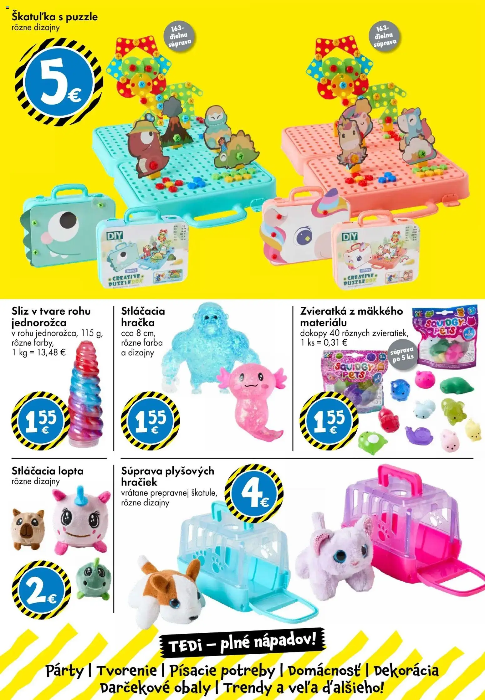 Nové TEDi akcie – leták je platný od 13.03.2026 | Strana: 18 | Produkty: Lopta, Puzzle