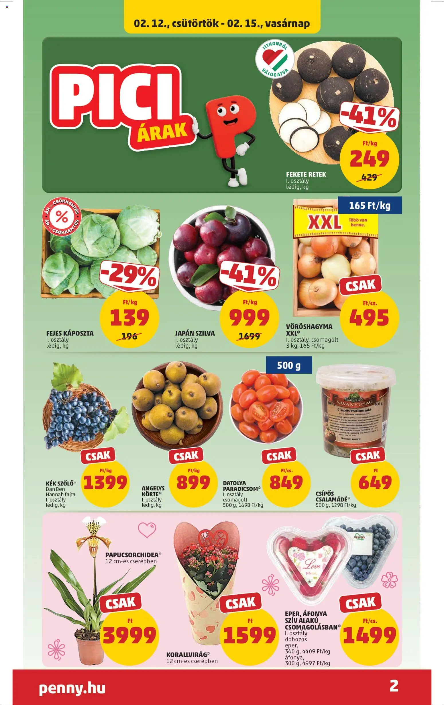 PENNY akciós ujság - amely érvényes a következő dátumtól: 12.02.2026 | Oldal: 2