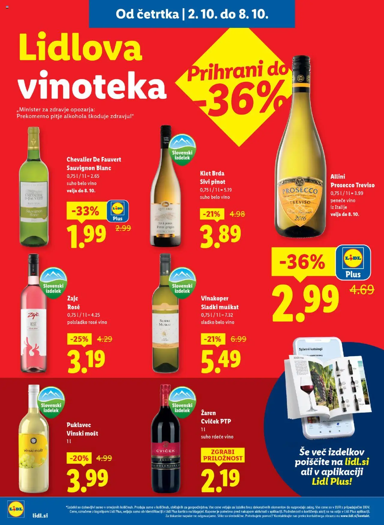 Novi Lidl katalog ponudbe – veljaven od 02.10.2025 | Stran: 12 | Izdelki: Vino