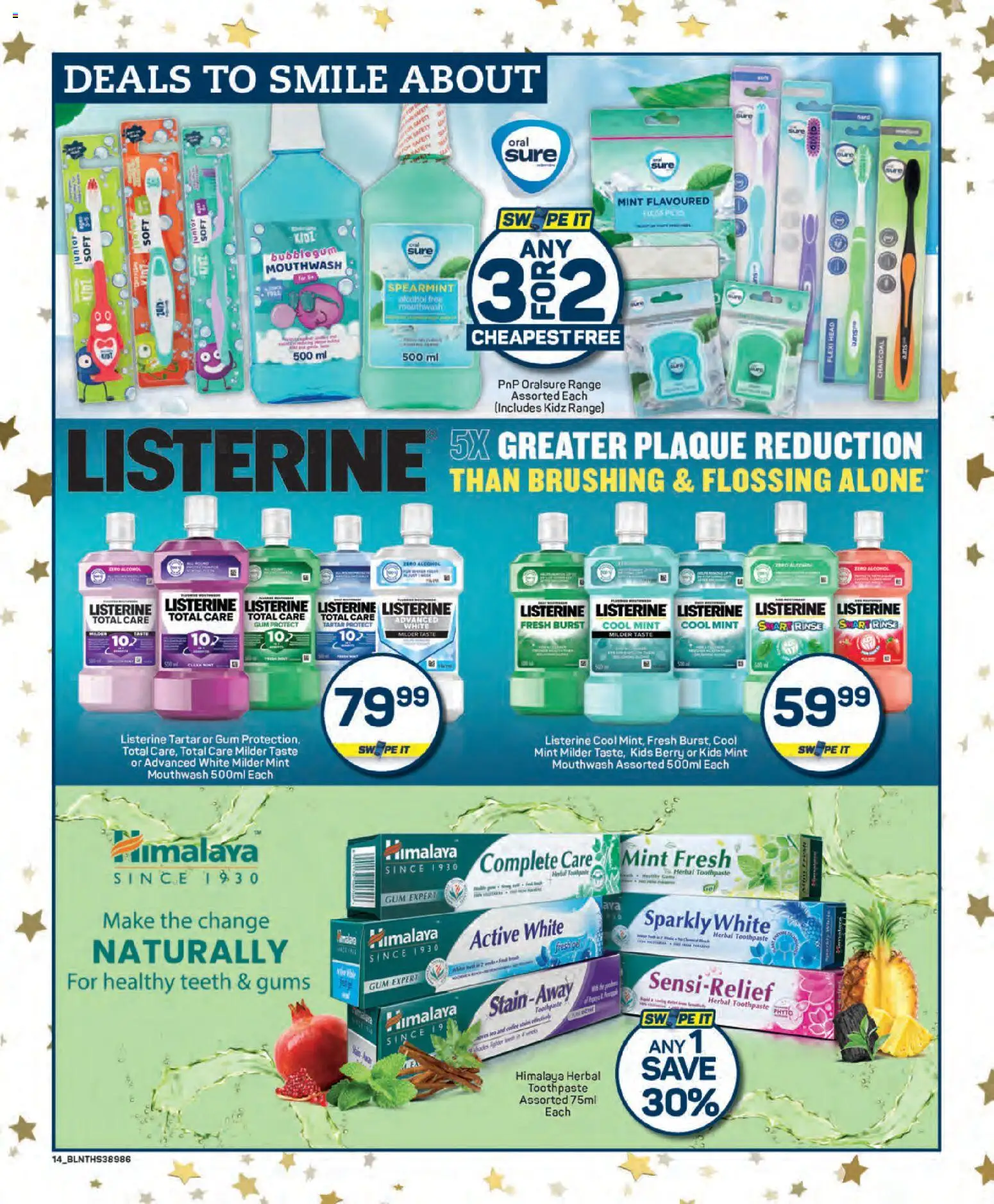 New Pick n Pay catalogue – valid from 25.11.2025 | Page: 14 | Products: Toothpaste, Mouthwash