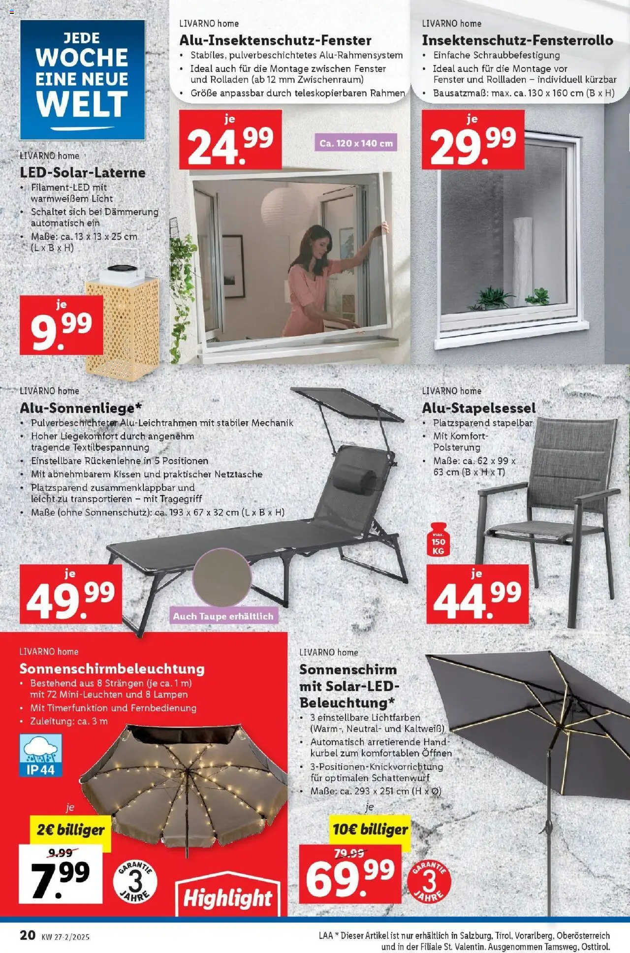 Lidl Flugblatt - Salzburg, Dornbirn, Jenbach gültig ab 02.07.2025 | Seite: 22 | Produkte: Kissen