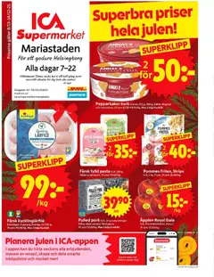 ICA Supermarket - Helsingborg - Förhandsvisning av reklamblad från butik ICA Supermarket aktuell från 08.12.2025