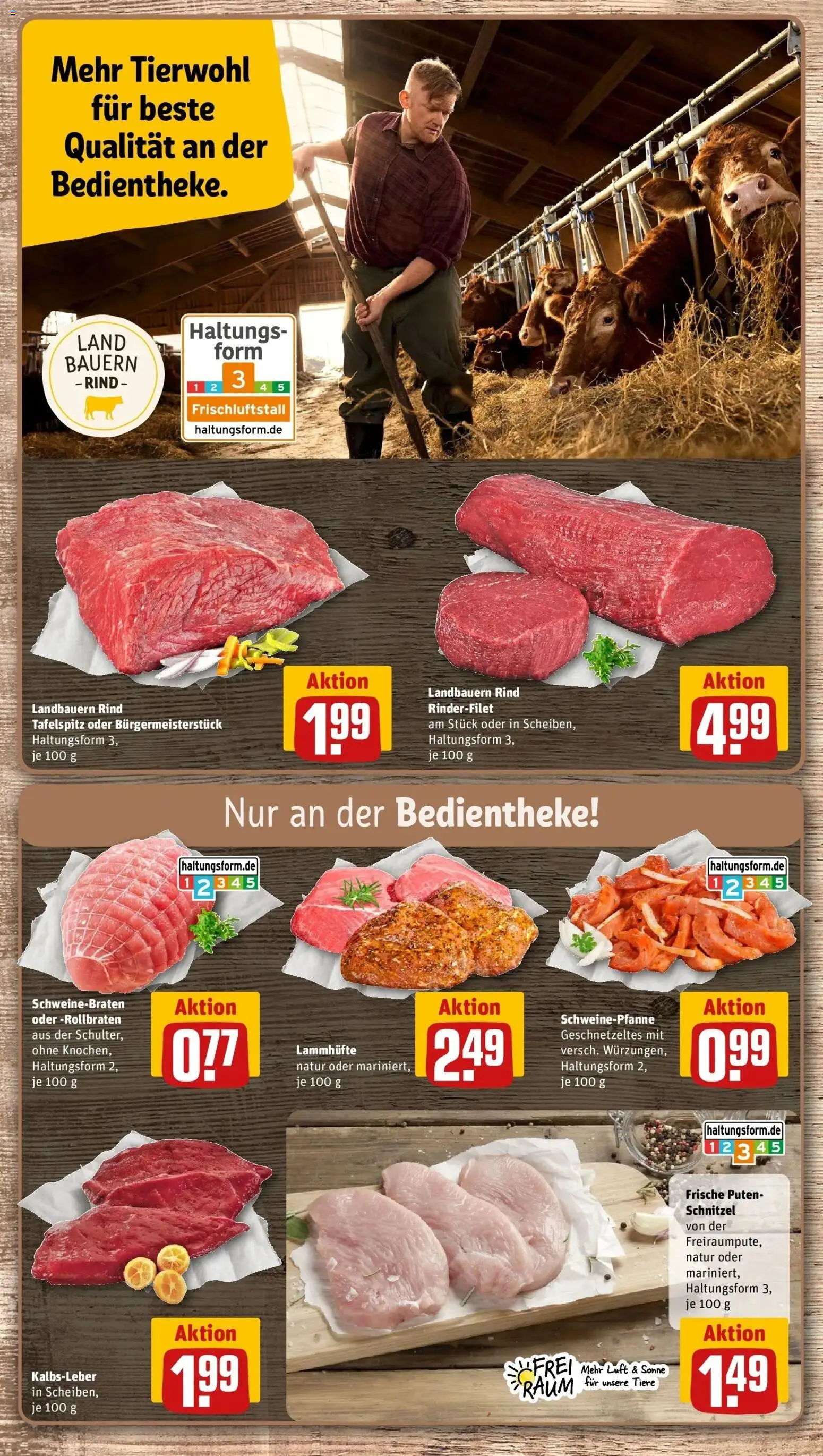 Rewe prospekt Konstanz	 – gültig ab 16.02.2026 | Seite: 14 | Produkte: Tafelspitz, Rinderfilet, Schnitzel, Kalbsleber
