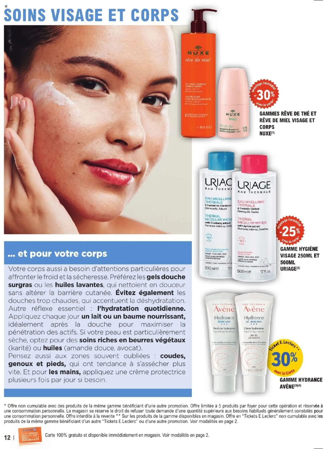 {H1} | Page: 12 | Produits: Body, Eau thermale, Eau micellaire, Thé