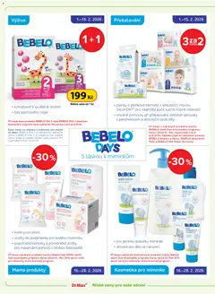 Náhled letáku Dr. Max leták od 01.02.2026 | Strana: 14 | Produkty: Pants, Body, Plenkové kalhotky, Plenky
