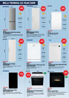 Inpos katalog akcije – veljaven od 02.03.2026 | Stran: 10 | Izdelki: Pomivalni stroj, Omara, Zamrzovalna omara, Kuhališče