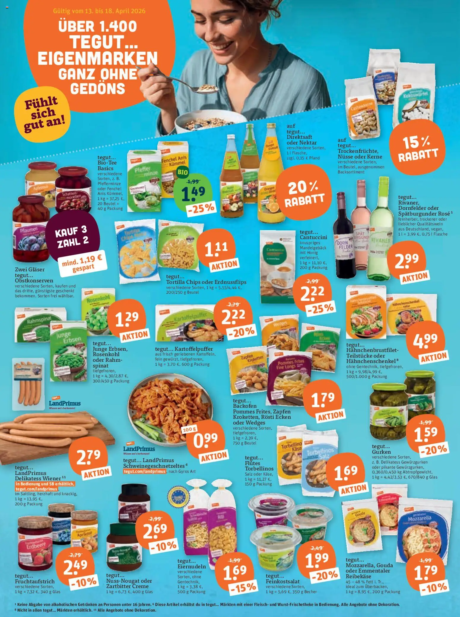 Tegut Prospekt 	 – gültig ab 13.04.2026 | Seite: 2