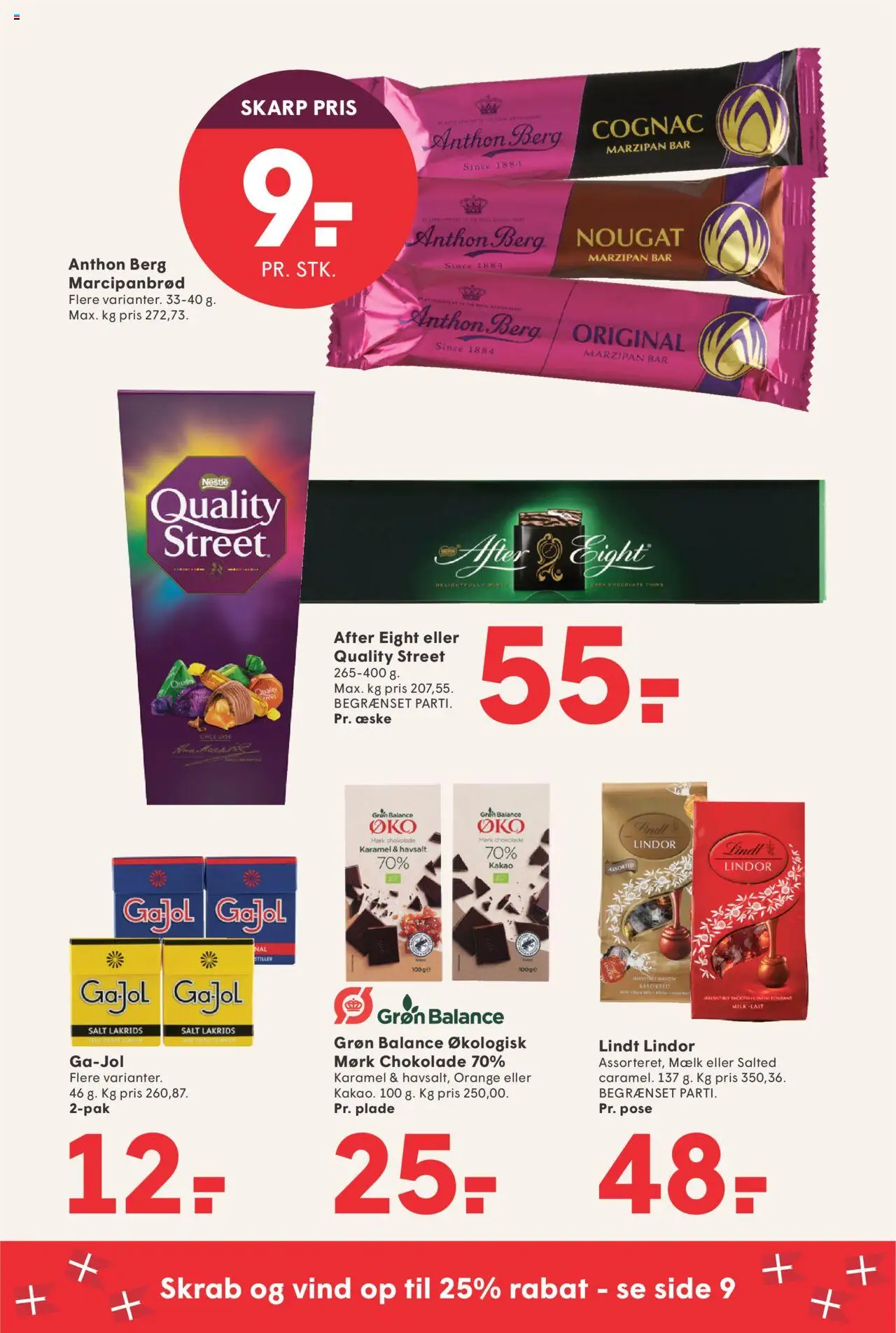 Spar tilbudsavis – gyldig fra 19.09.2025 | Side: 22 | Produkter: Mælk, Kakao, Marcipanbrød, Nougat