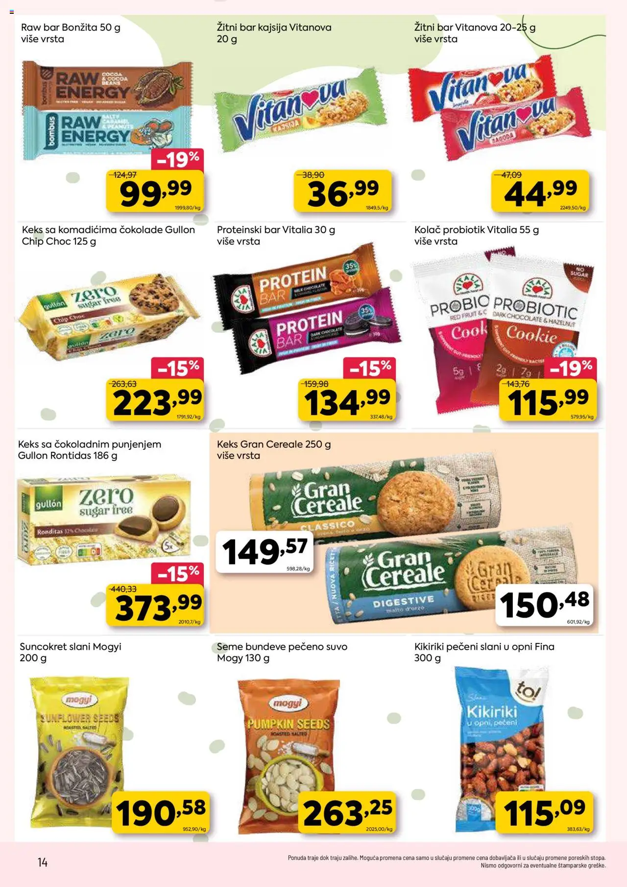 PerSu katalog - važi od 08.10.2025 | Strana: 14 | Proizvode: Protein, Keks, Kolač, Kajsija