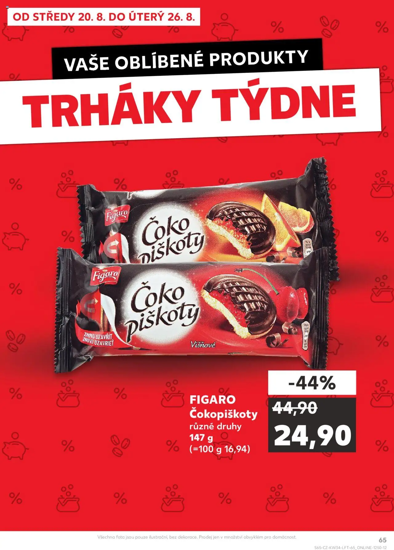 Kaufland leták - Brno od 20.08.2025 | Strana: 65 | Produkty: Piškoty