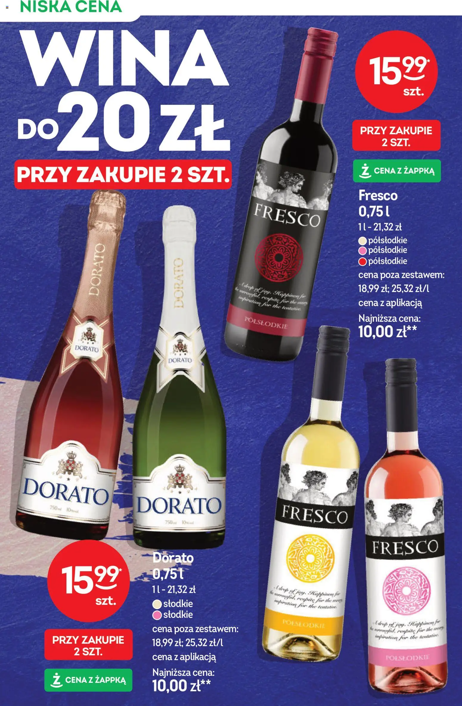 Żabka gazetka - Katalog win od 01.04.2026 | Strona: 6 | Produkty: Fresco
