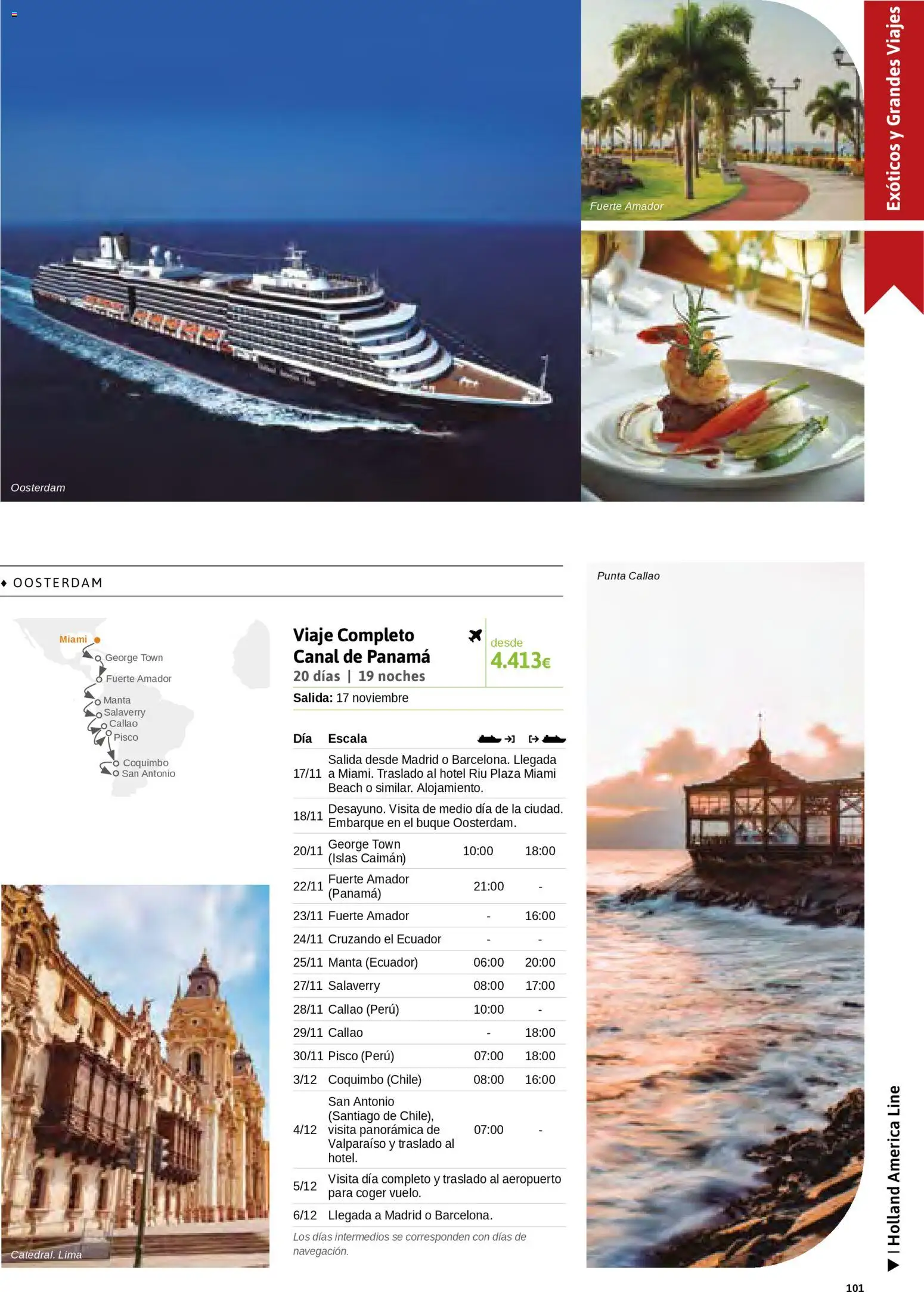 Viajes El Corte Inglés Cruceros marítimos │ válido desde el 01.01.2026 | Página: 102 | Productos: Lima, Manta