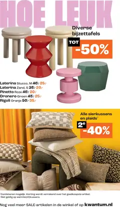 Kwantum - Folder - Voorbeeld van een folder van Kwantum, geldig van 15.12.2025 | Pagina: 9 | Producten: Bijzettafels