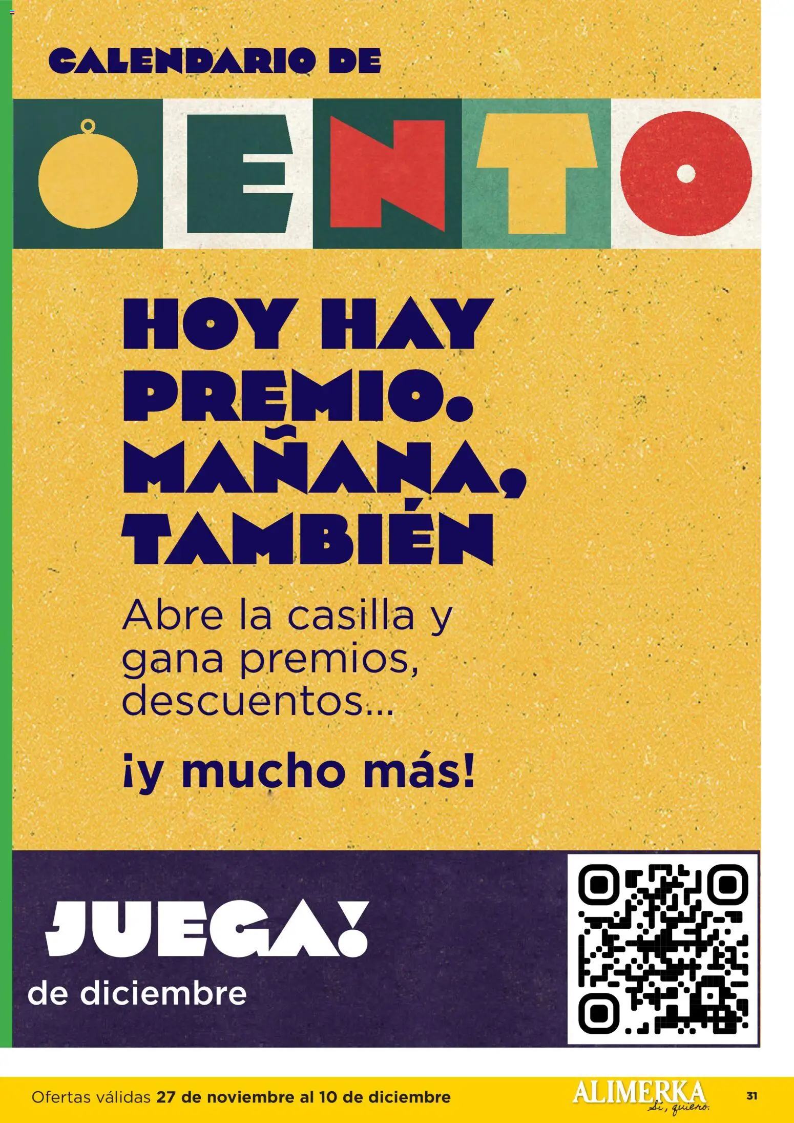 Alimerka folleto Asturias │ válido desde el 27.11.2025 | Página: 31 | Productos: Juega