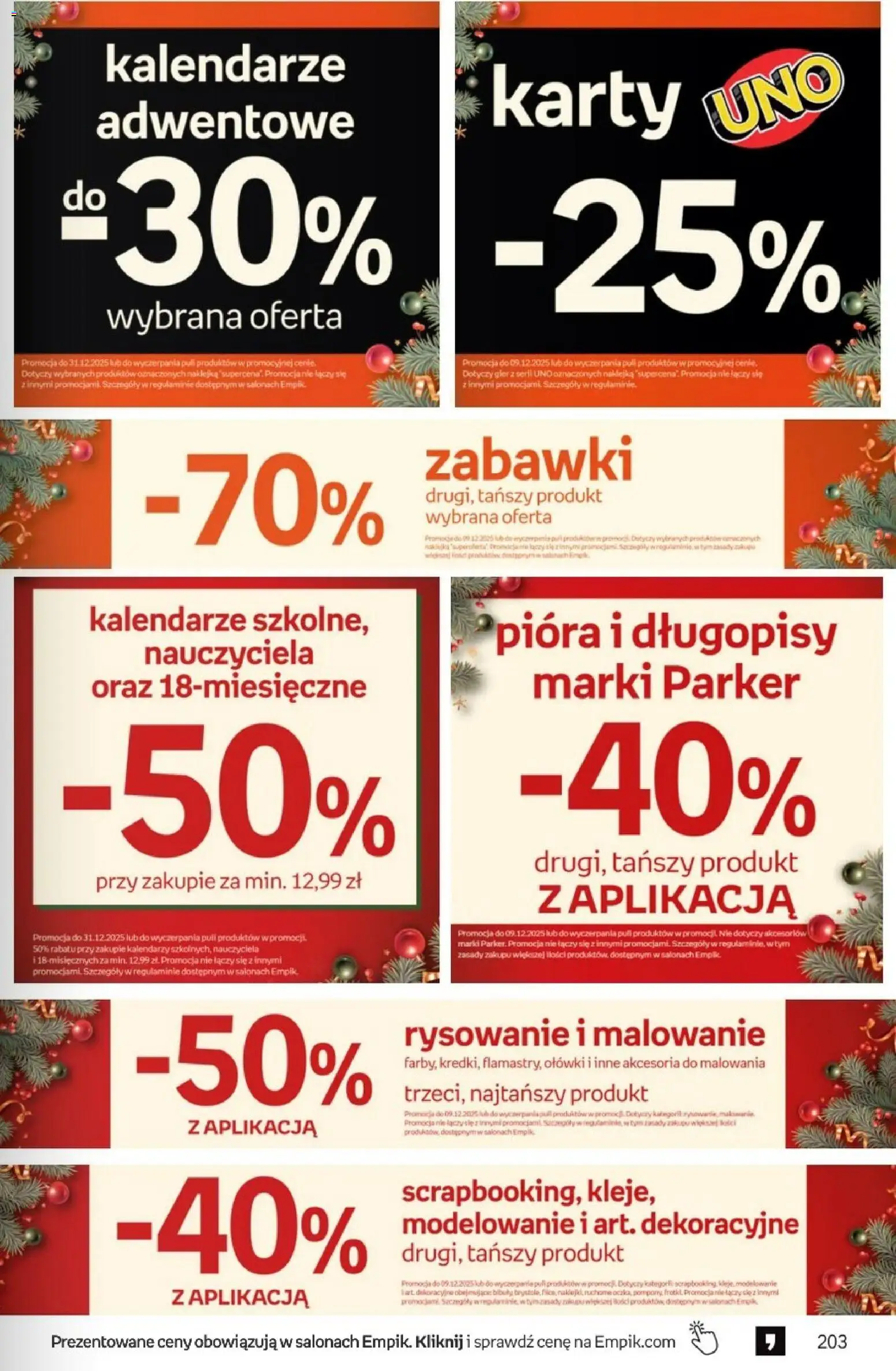 Empik Black Friday od 26.11.2025 | Strona: 203 | Produkty: Kalendarze adwentowe