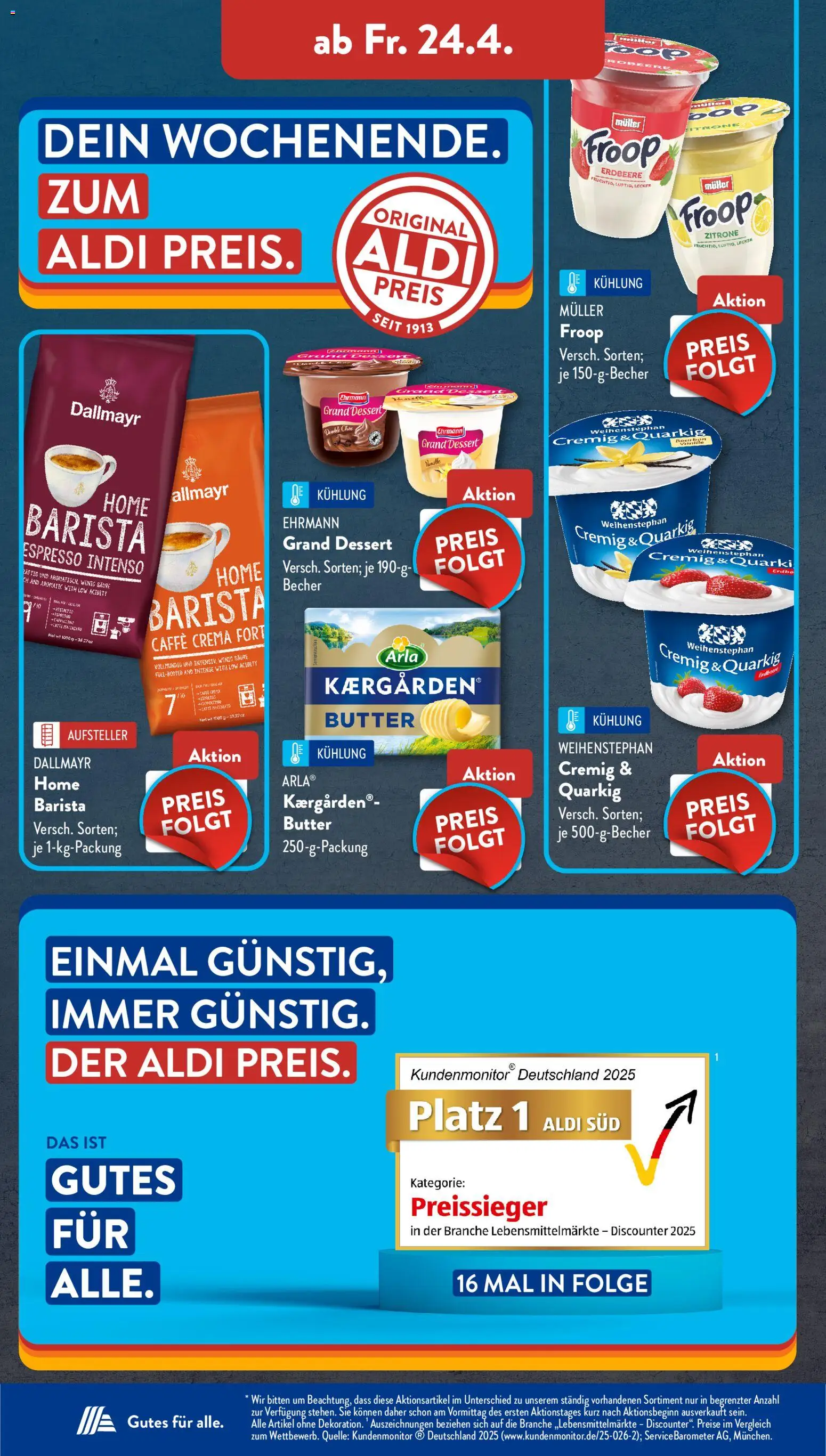 Aldi Süd Prospekt 	 – gültig ab 20.04.2026 | Seite: 14 | Produkte: Froop, Ehrmann grand dessert, Zitrone, Bourbon