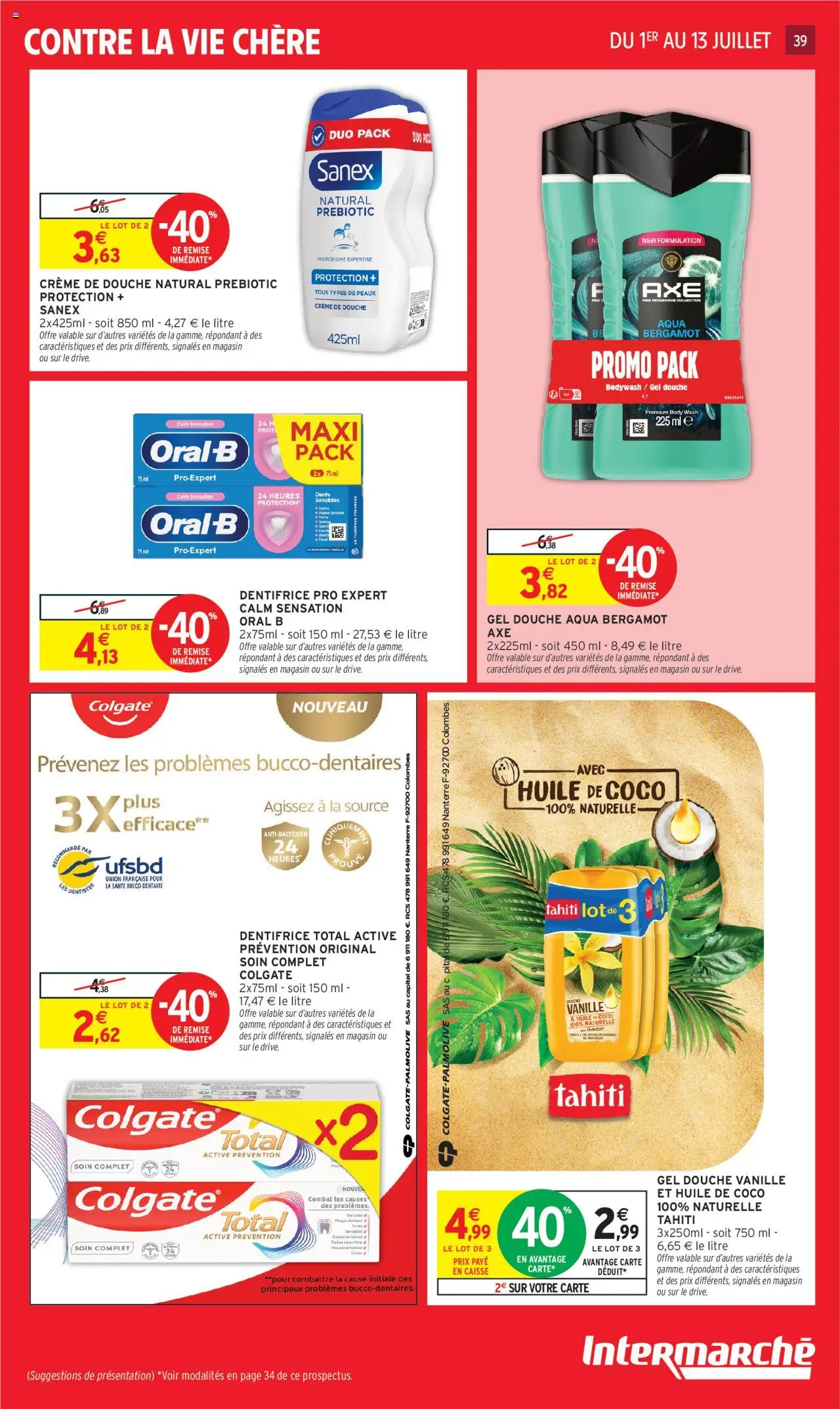  | Page: 41 | Produits: Huile de coco, Gel douche, Douche, Huile