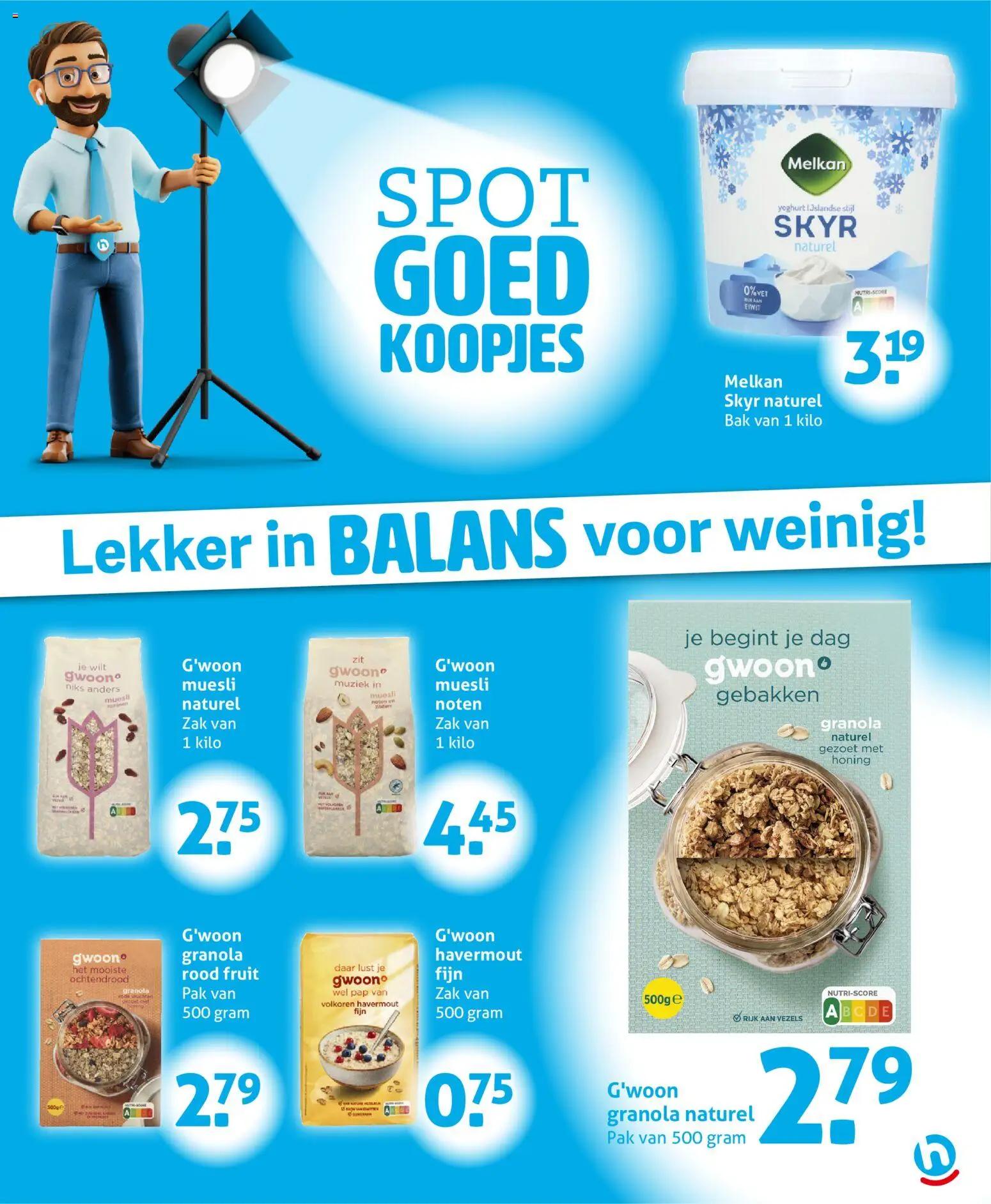 {H1} | Pagina: 23 | Producten: Yoghurt, Noten, Zak, Fruit