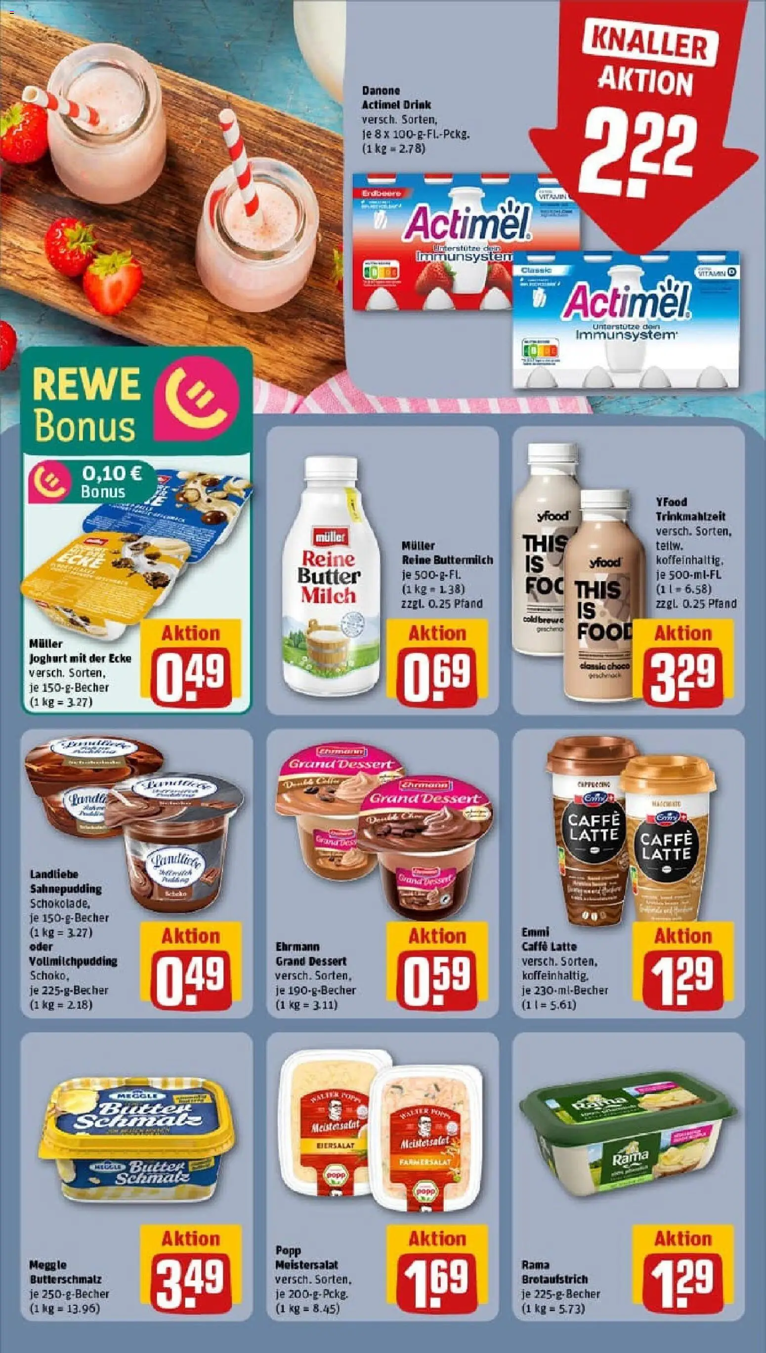 Rewe prospekt Norderstedt	 – gültig ab 26.10.2025 | Seite: 15 | Produkte: Butterschmalz, Rama, Joghurt, YFood
