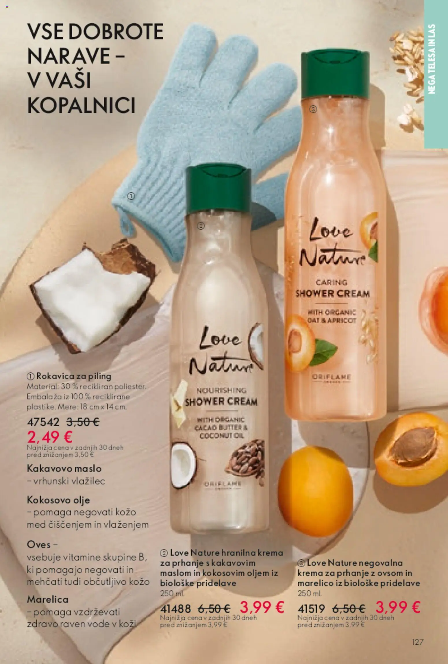 Novi Oriflame katalog ponudbe – veljaven od 01.04.2026 | Stran: 126 | Izdelki: Krema, Piling, Maslo, Olje
