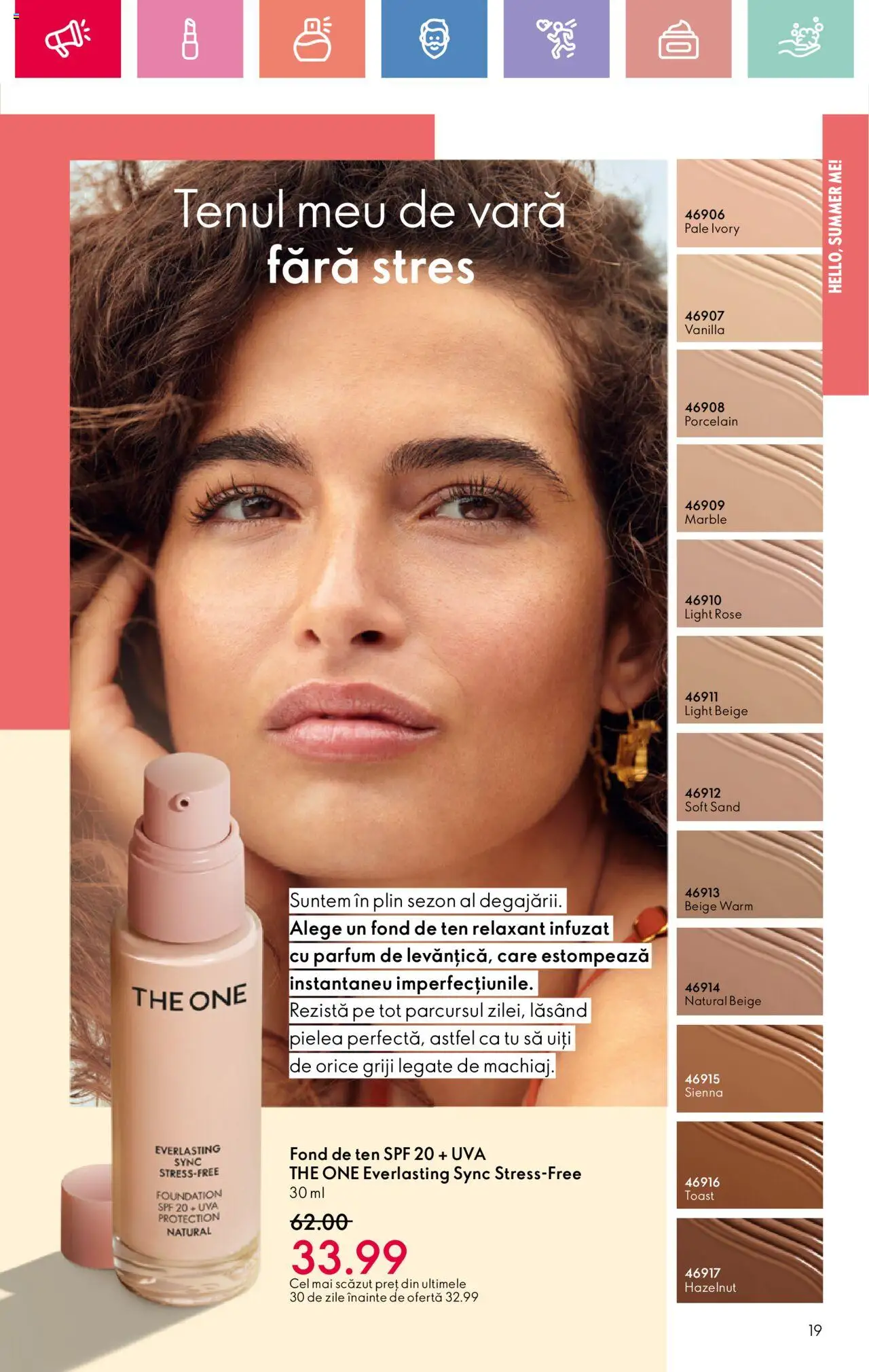 Oriflame catalog 10 2025 – valabil de la 06.07.2025 | Pagină: 19 | Produse: Fond de ten, Parfum