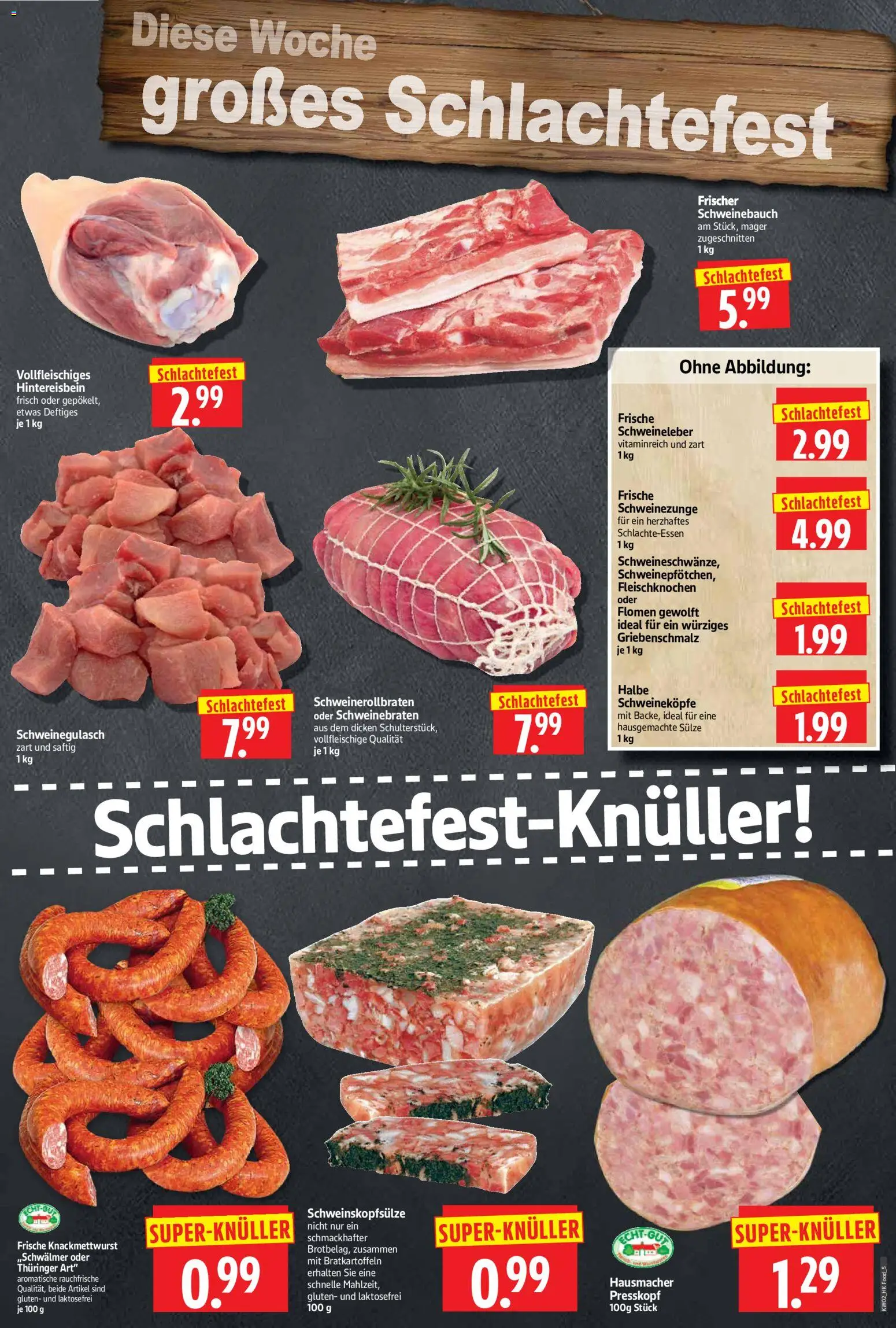 HERKULES Prospekt 	 – gültig ab 05.01.2026 | Seite: 5 | Produkte: Schweinegulasch, Schweinebauch
