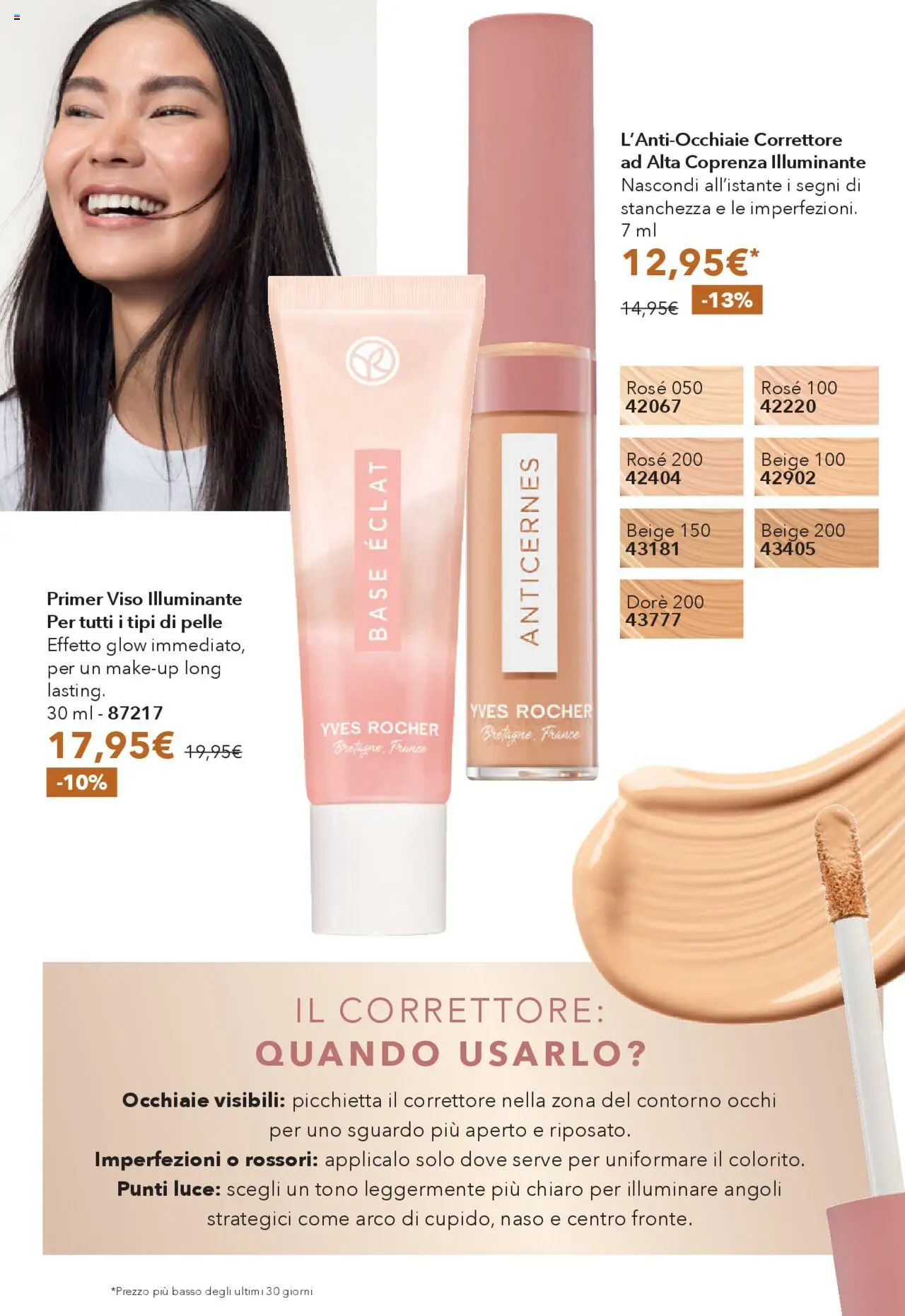 Volantino Yves Rocher del 17.10.2025 | Pagina: 41 | Prodotti: Illuminante, Correttore
